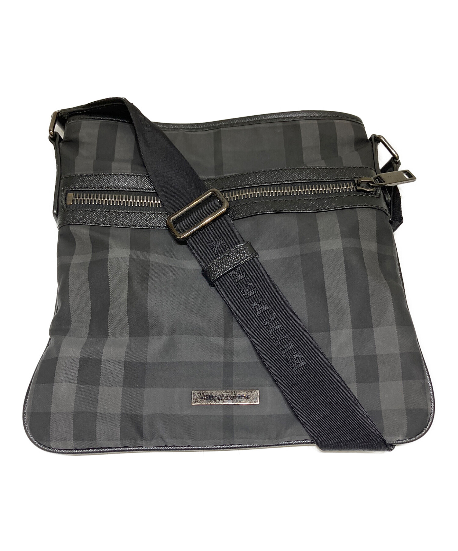【美品✨️】 BURBERRY ショルダーバッグ 希少価値‼️ 中古・古着通販】BURBERRY (バーバリー) ショルダーバッグ ブラック