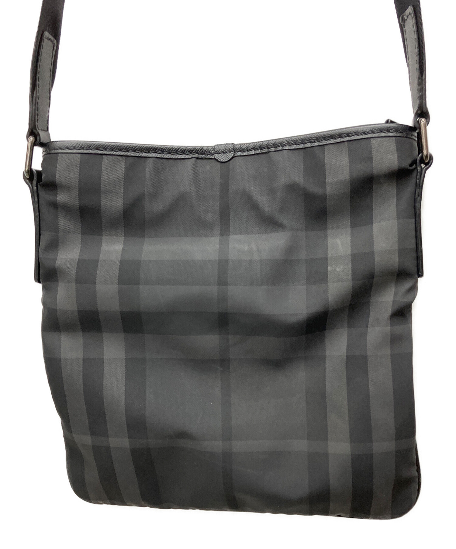 中古・古着通販】BURBERRY (バーバリー) ショルダーバッグ ブラック 