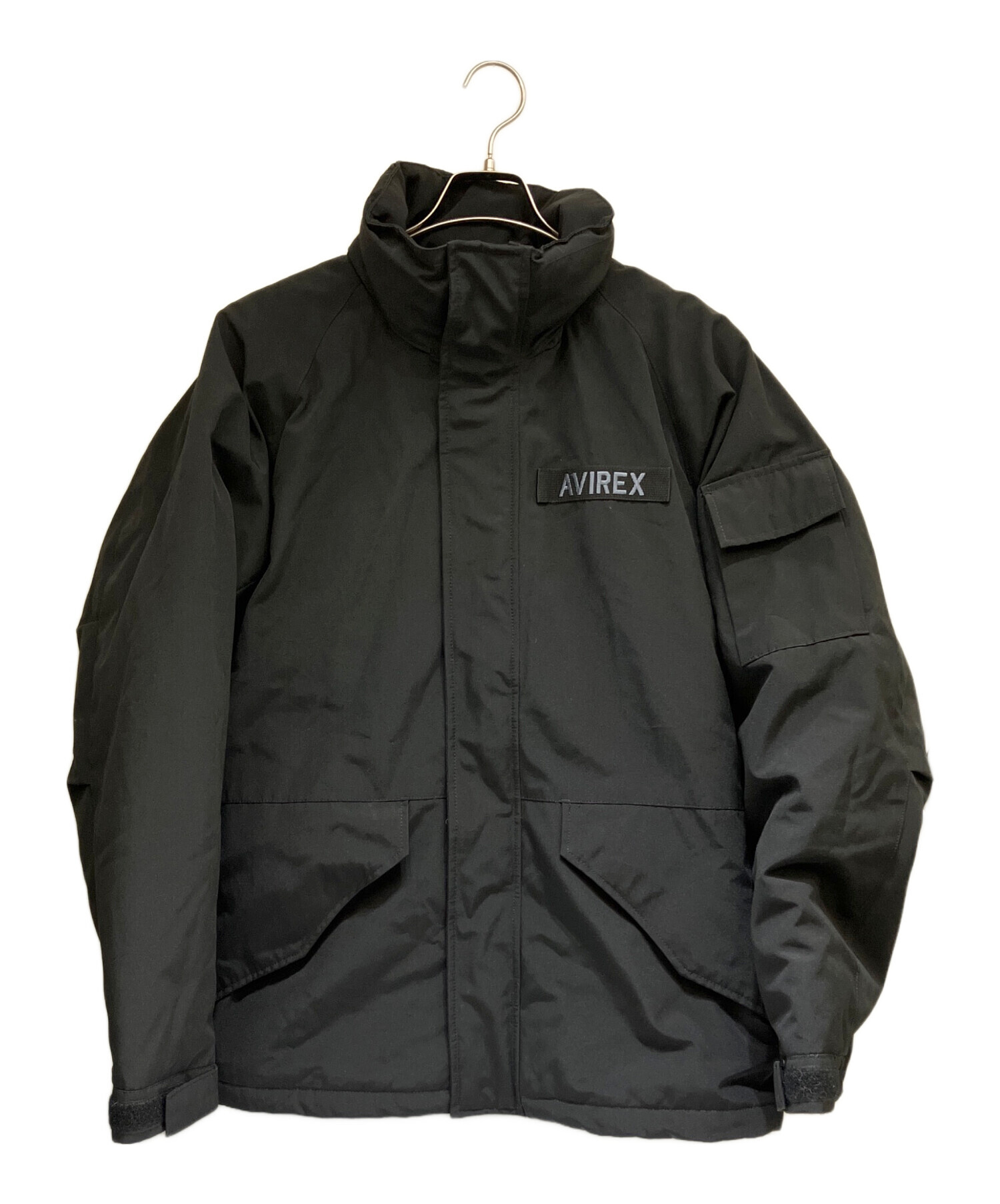 中古・古着通販】AVIREX (アヴィレックス) 中綿ジャケット ブラック