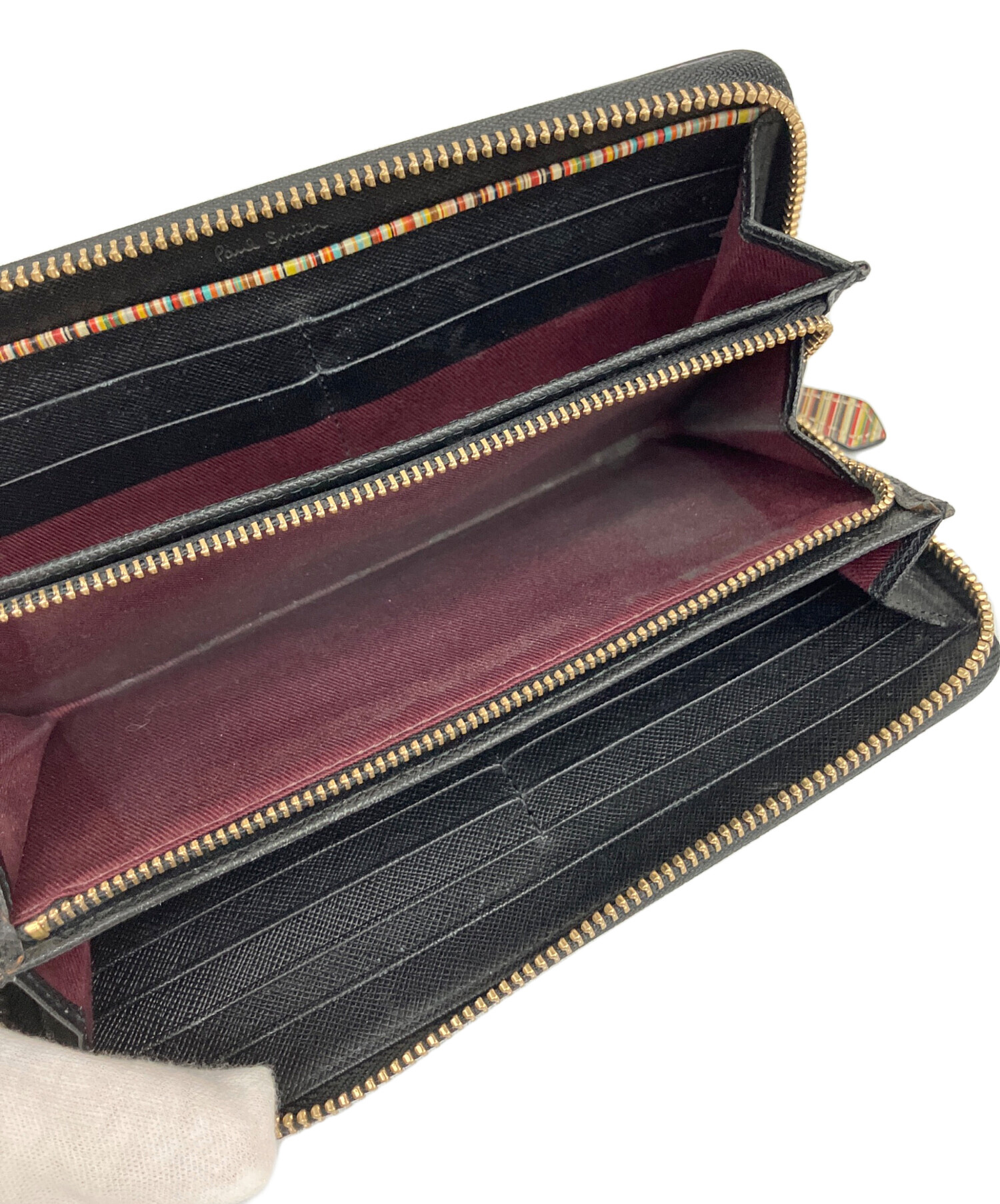 中古・古着通販】Paul Smith (ポールスミス) 長財布 ブラック