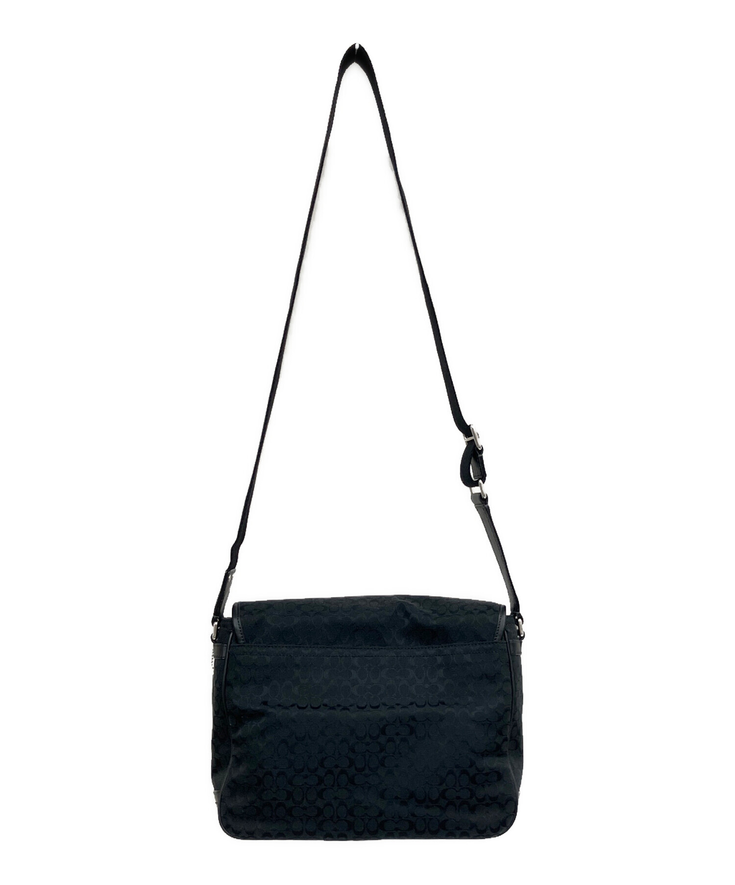 中古・古着通販】COACH (コーチ) ショルダーバッグ ブラック｜ブランド 