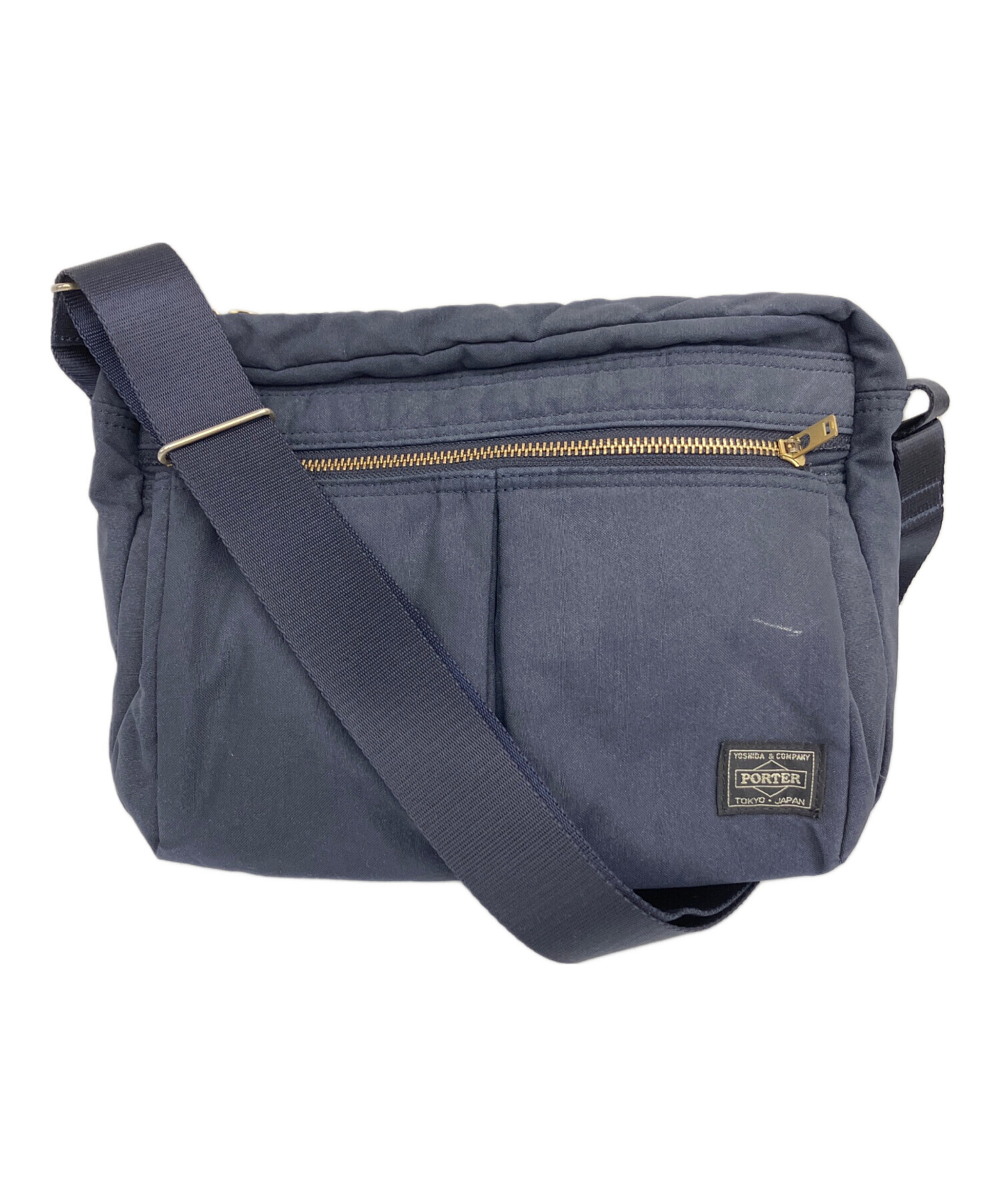 美品　ポーター×バイボレコラボ　ショルダーバッグ　ネイビー 中古・古着通販】PORTER (ポーター) ショルダーバッグ ネイビー