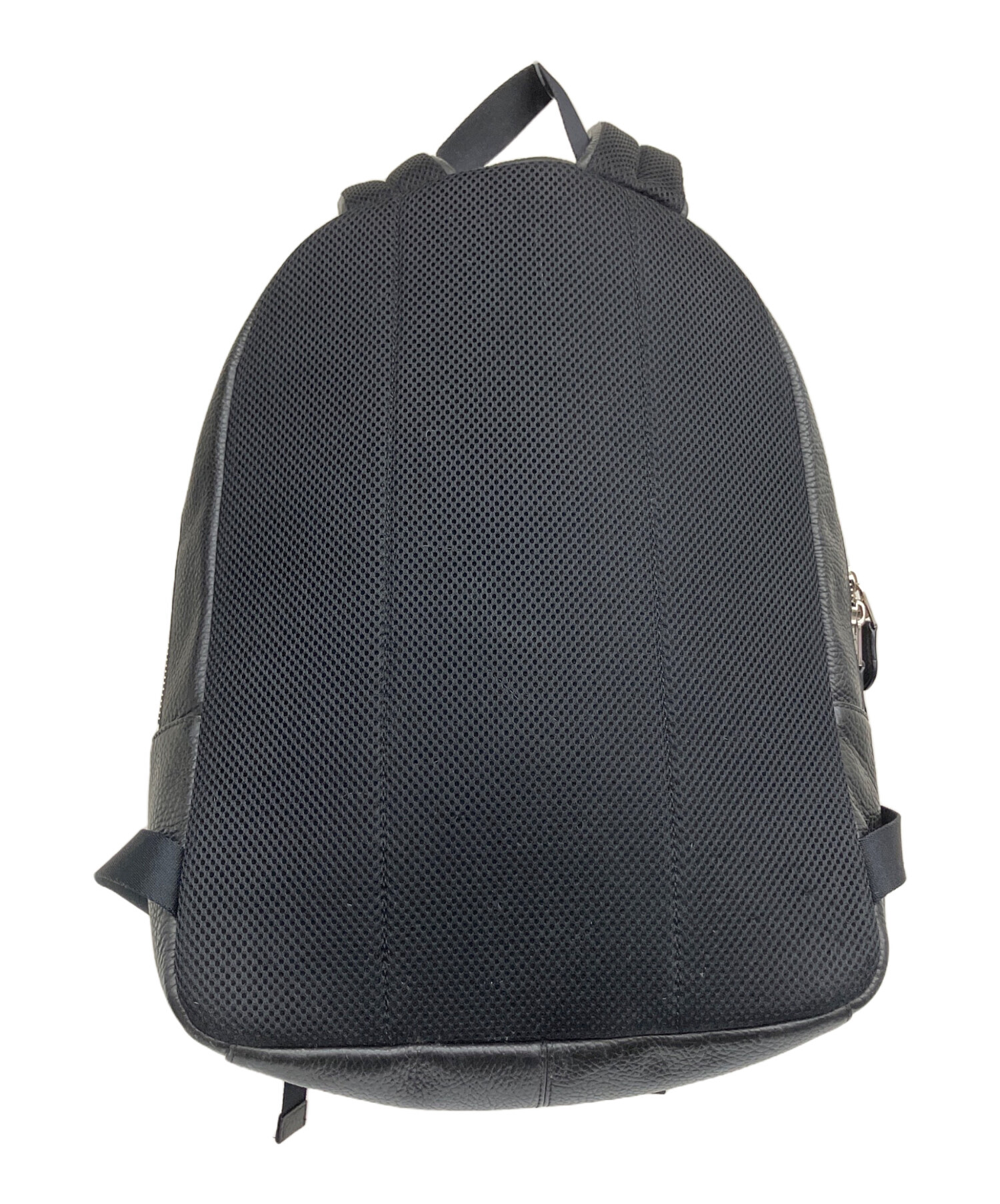 中古・古着通販】COACH (コーチ) レザーバックパック ブラック