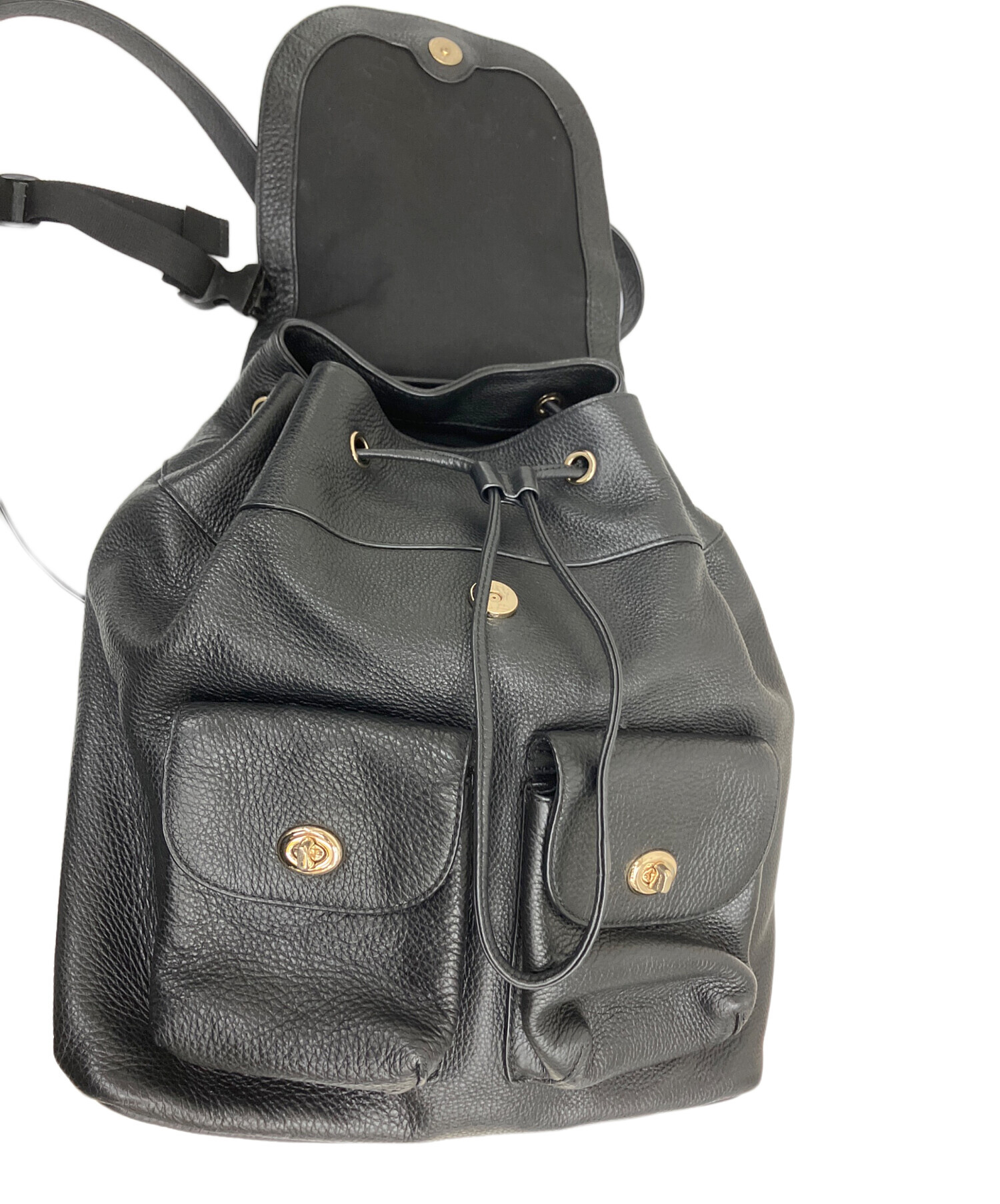 中古・古着通販】COACH (コーチ) リュック ブラック｜ブランド・古着