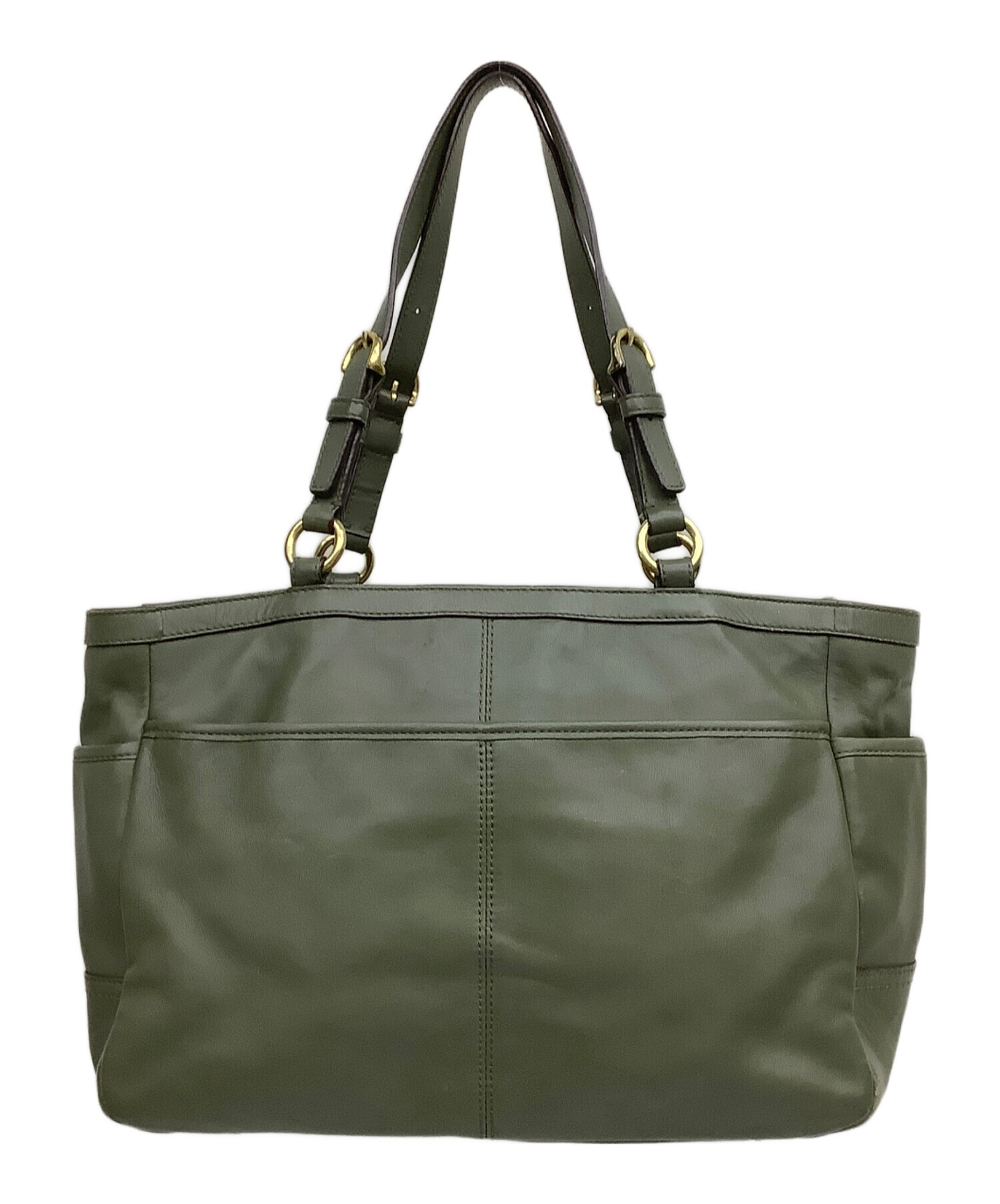 中古・古着通販】COACH (コーチ) ハンドバッグ グリーン｜ブランド