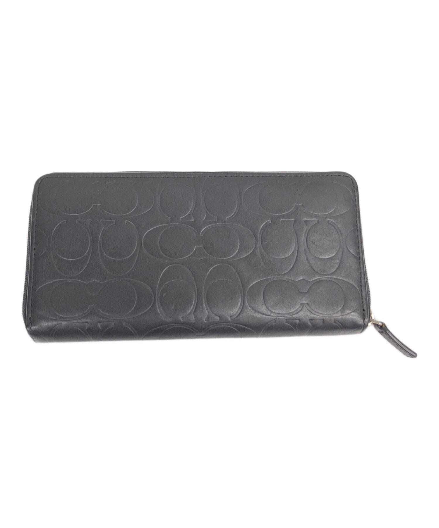 COACH ブラック 長財布 新品・未使用 中古・古着通販】COACH (コーチ) 長財布 ブラック｜ブランド・古着通販