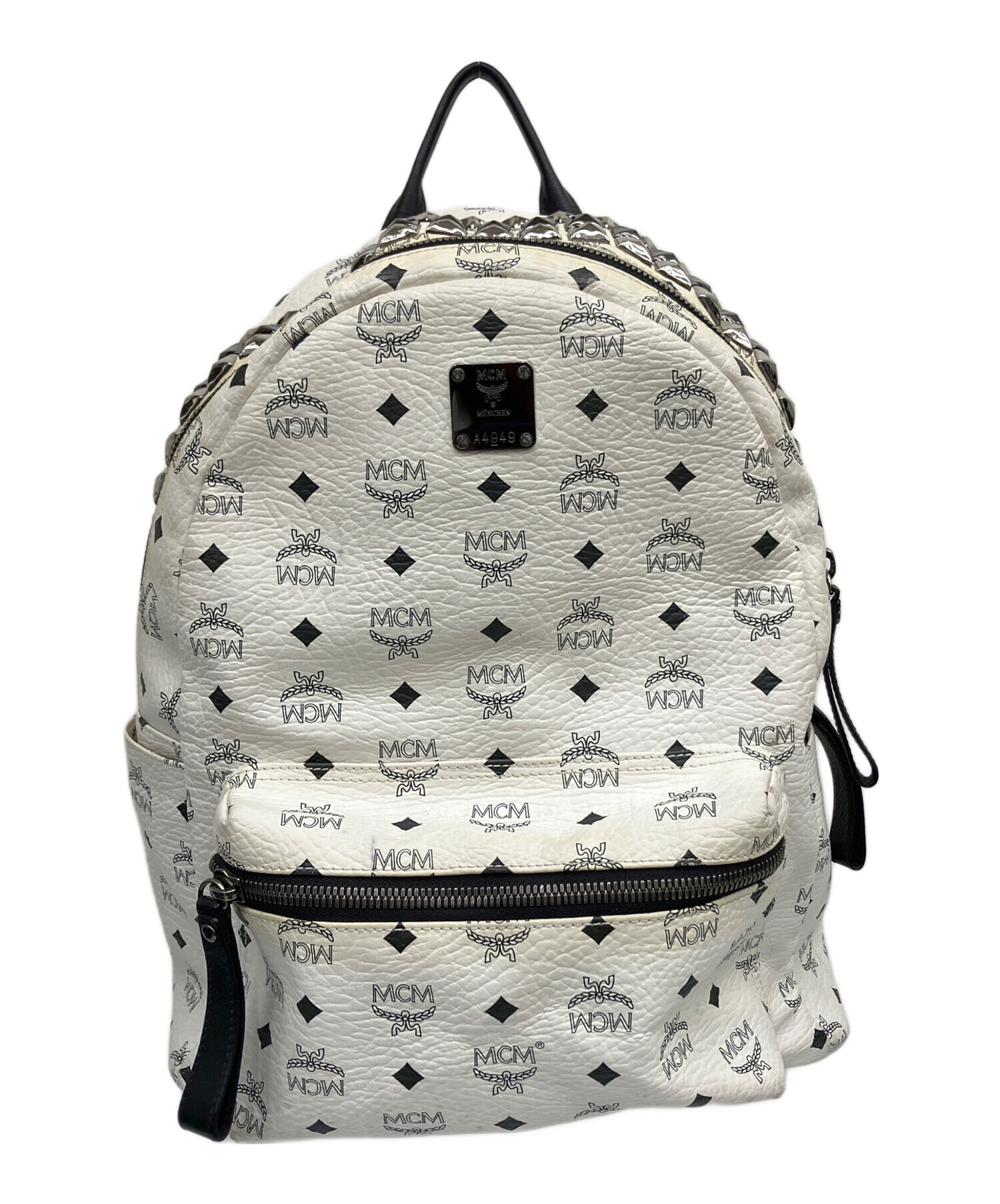 中古・古着通販】MCM (エムシーエム) リュック ホワイト｜ブランド