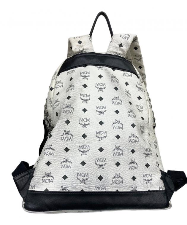 中古・古着通販】MCM (エムシーエム) リュック ホワイト｜ブランド