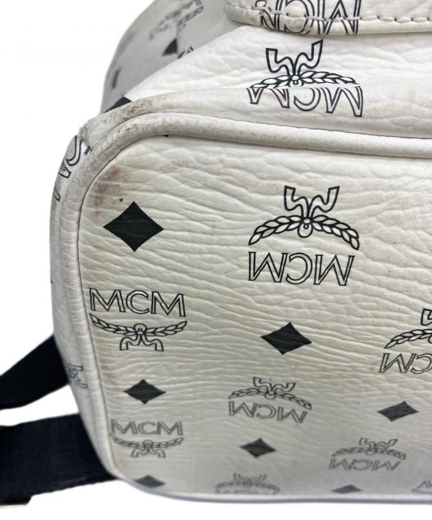 中古・古着通販】MCM (エムシーエム) リュック ホワイト｜ブランド