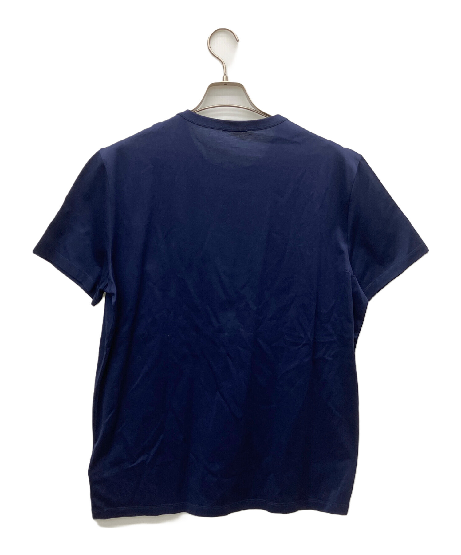 MONCLER レース刺繍 半袖カットソー M 紺 美品 中古・古着通販】MONCLER (モンクレール) 半袖カットソー ネイビー