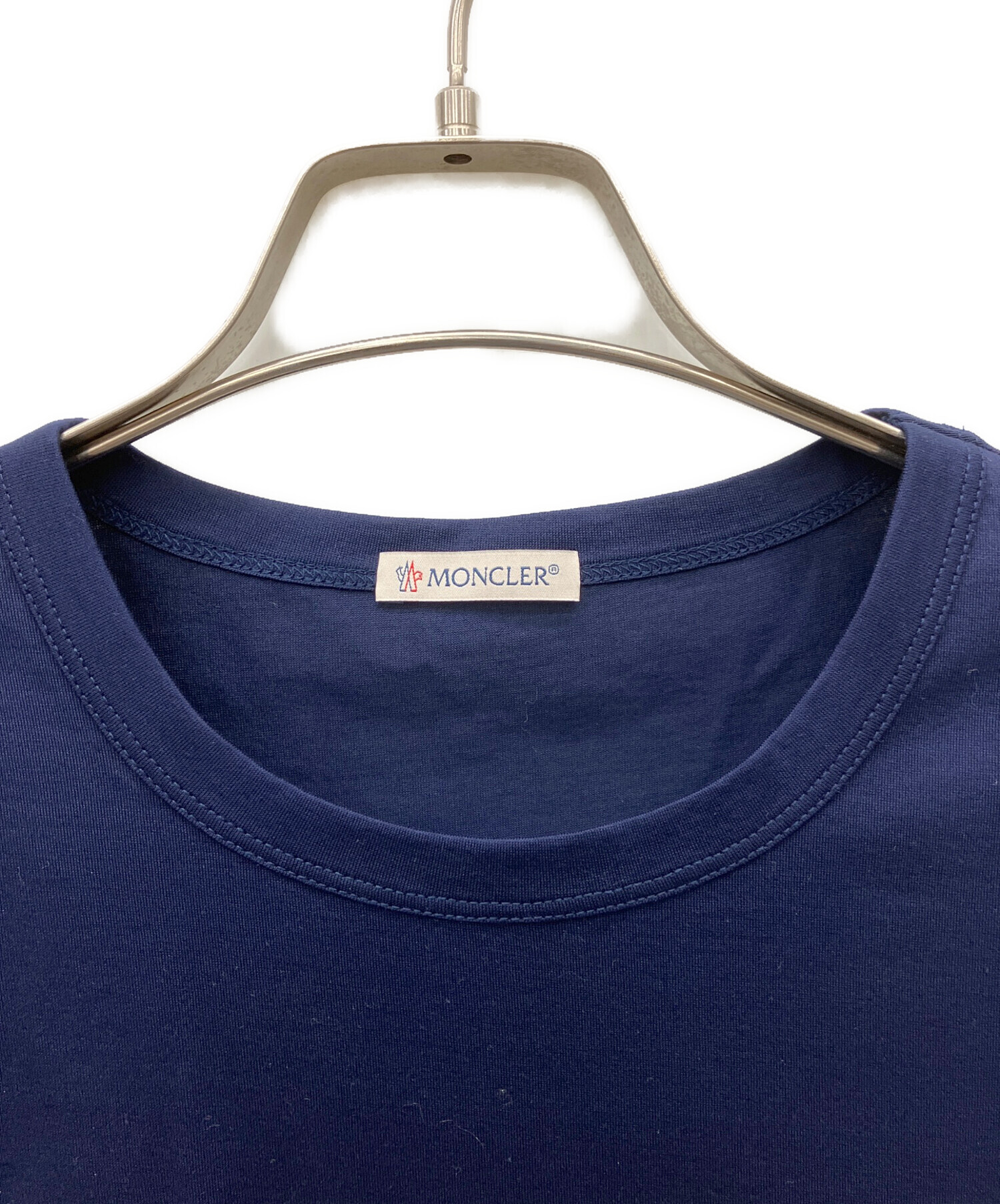 中古・古着通販】MONCLER (モンクレール) 半袖カットソー ネイビー