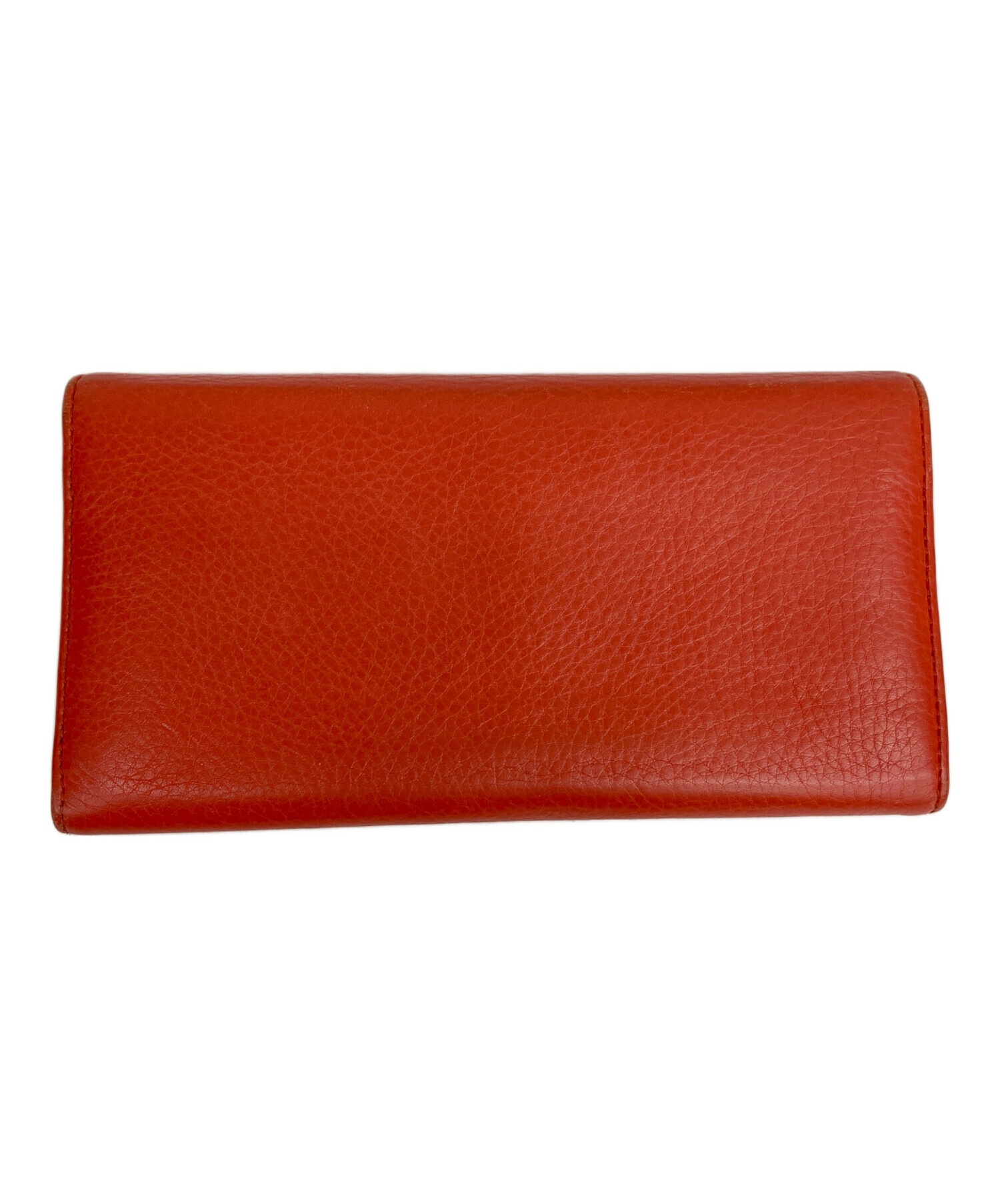 GUCCI レザー長財布 レッド 値下げ可能 中古・古着通販】GUCCI (グッチ) 長財布 レッド｜ブランド・古着通販