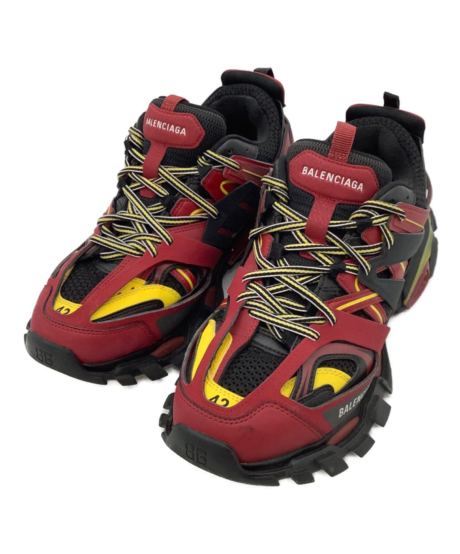 中古・古着通販】BALENCIAGA (バレンシアガ) スニーカー レッド 