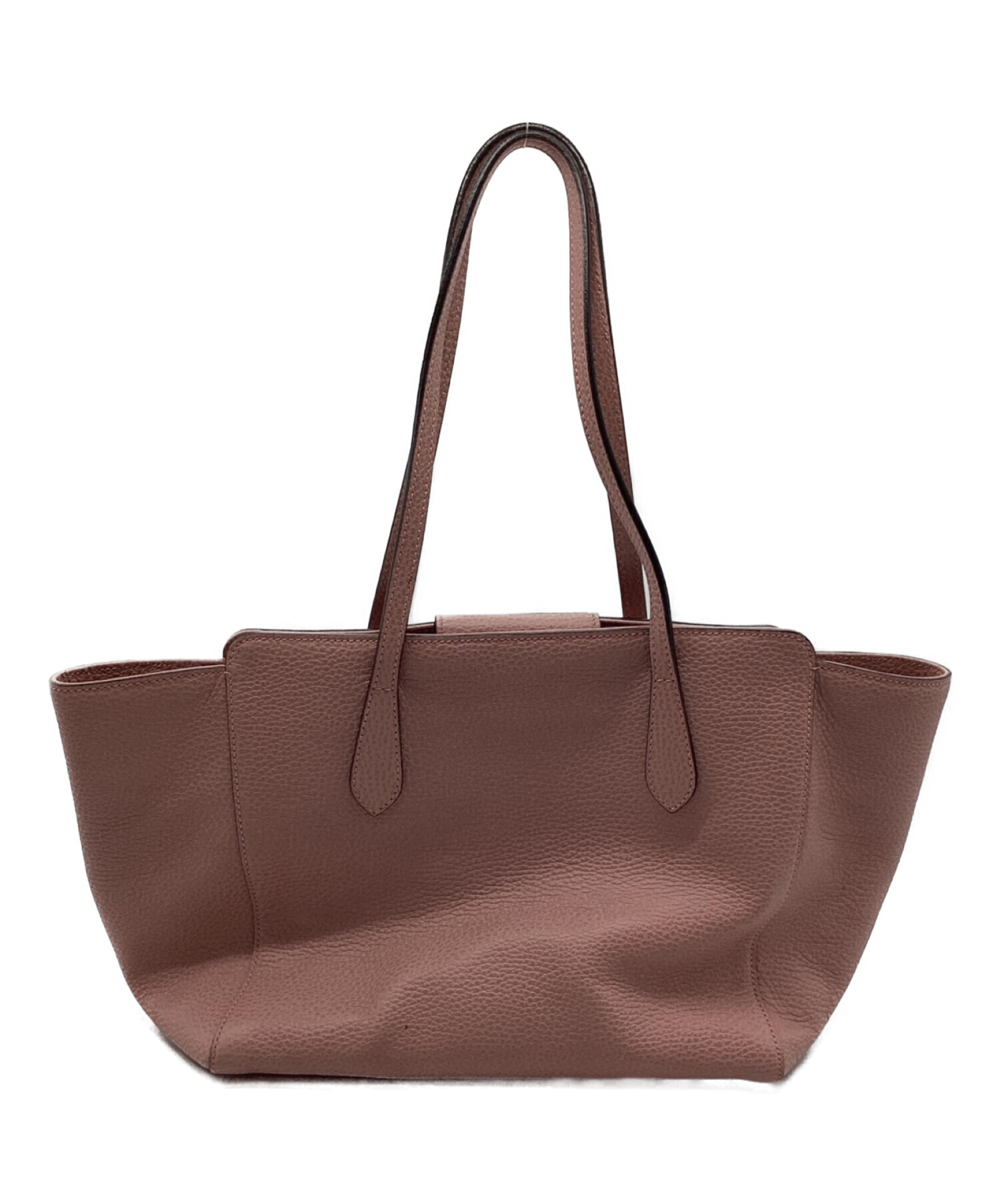 グッチ GUCCI Swing レザー トート バッグ 354408 ブラウン