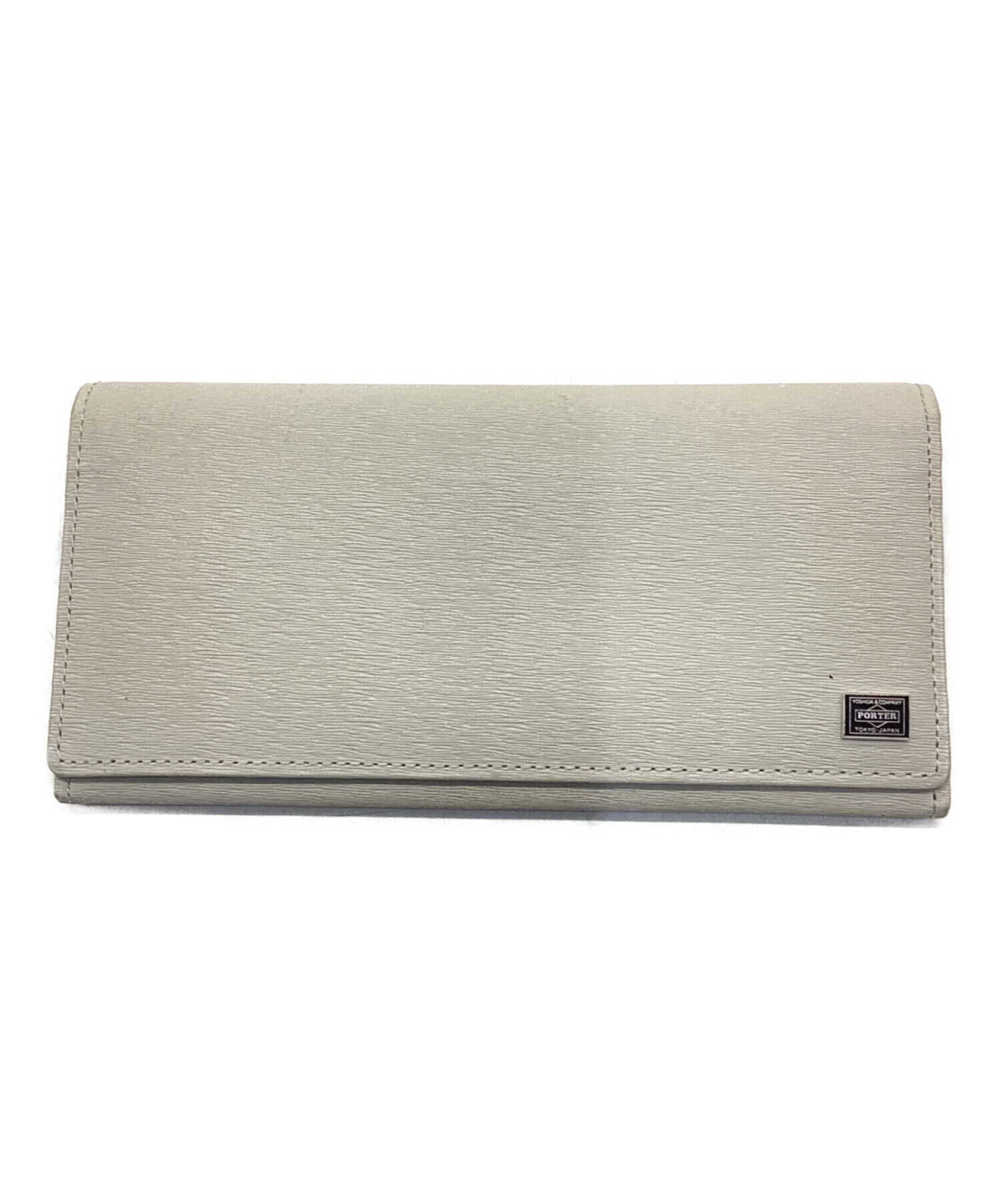 中古・古着通販】PORTER (ポーター) 長財布 アイスグレー｜ブランド