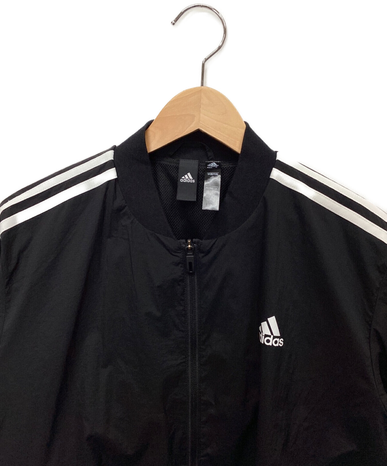 中古・古着通販】adidas (アディダス) ナイロンジャケット ブラック  