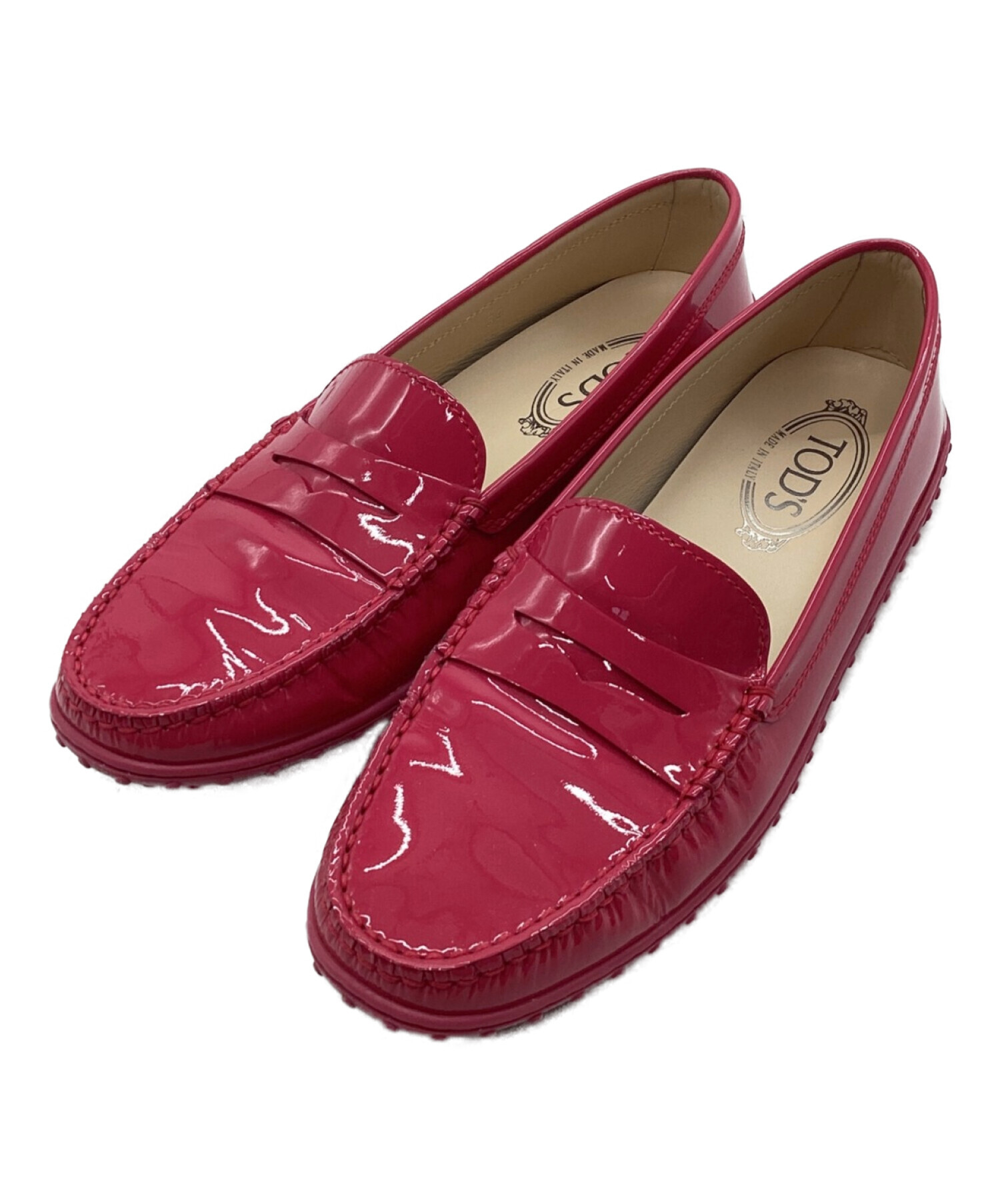 TOD’S ローファー　ピンク　37 TOD'S ローファー ピンク 37 Woman ピンク スエード ヴァンプ ローファー