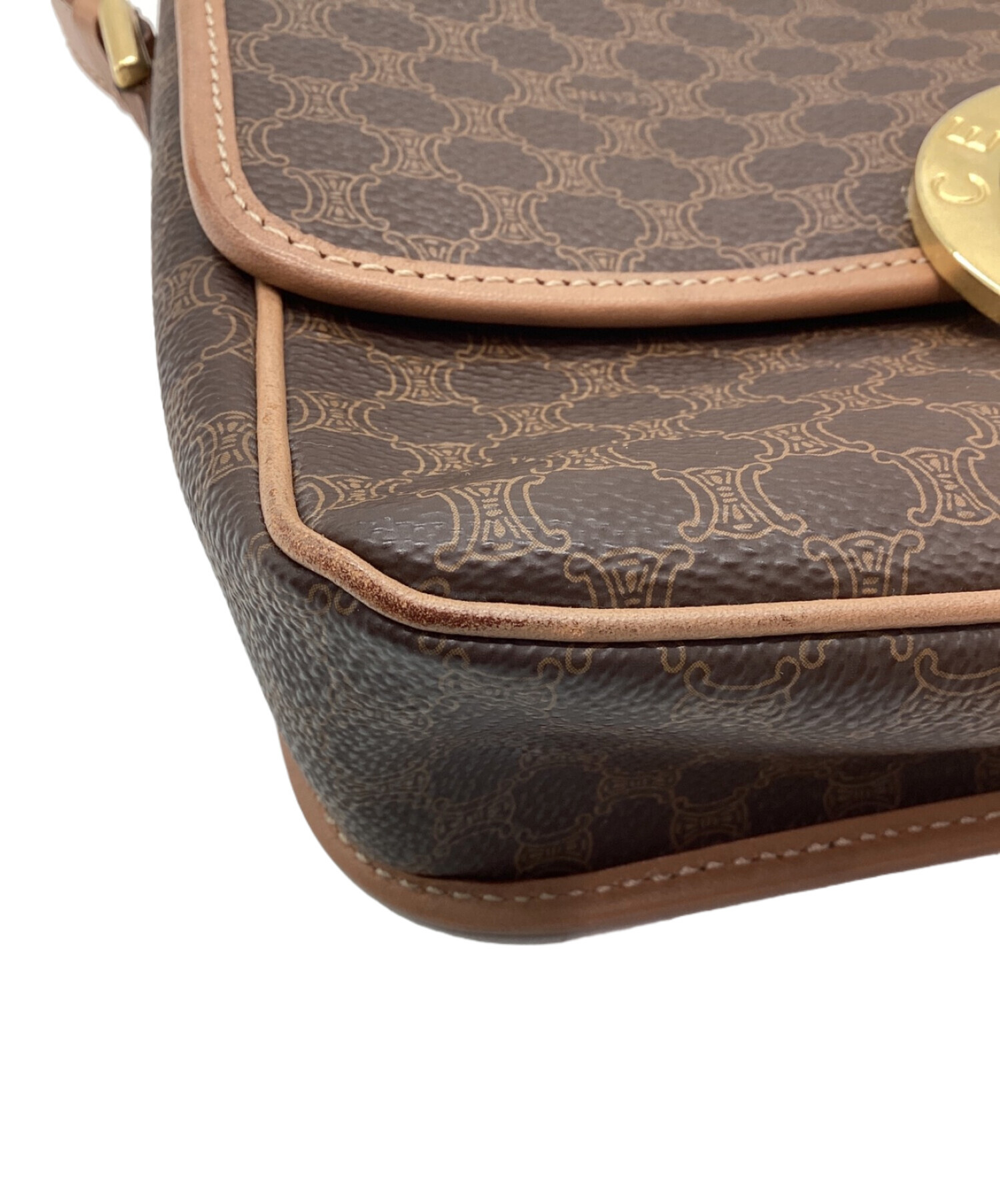 中古・古着通販】CELINE (セリーヌ) ショルダーバッグ ブラウン