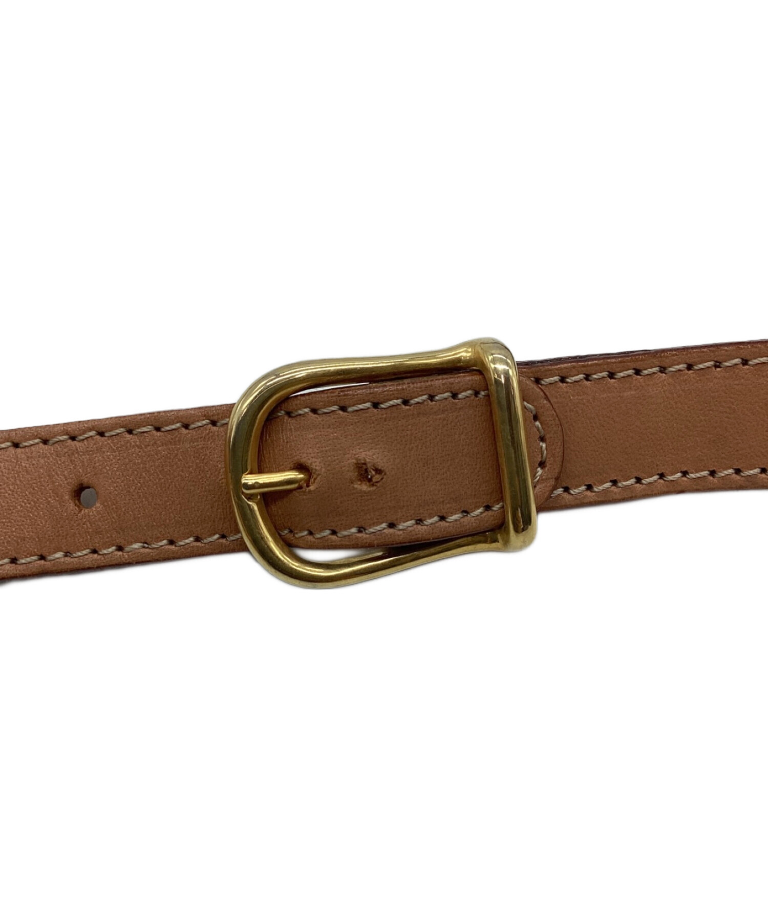 d*7様 CELINE セリーヌ ブラウン スエード ベルト バックル ヴィンテ