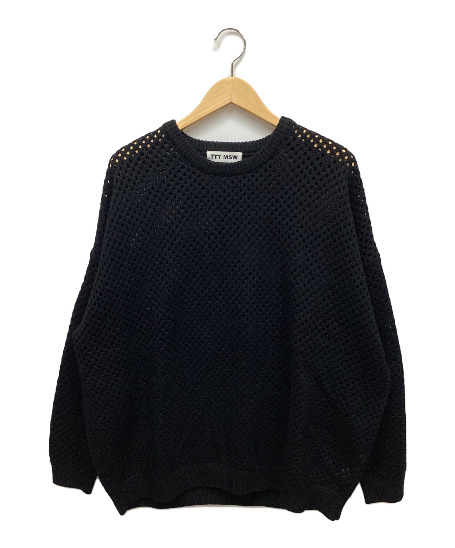 TTT MSW Wool pullover knit (BLACK)SizeM