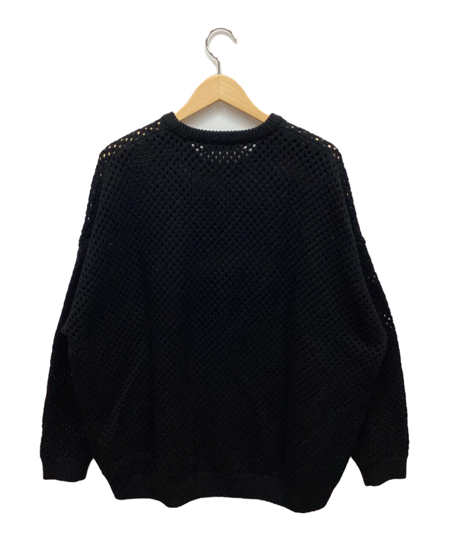 中古・古着通販】TTT MSW (ティー) Wool Pullover Knit ブラック