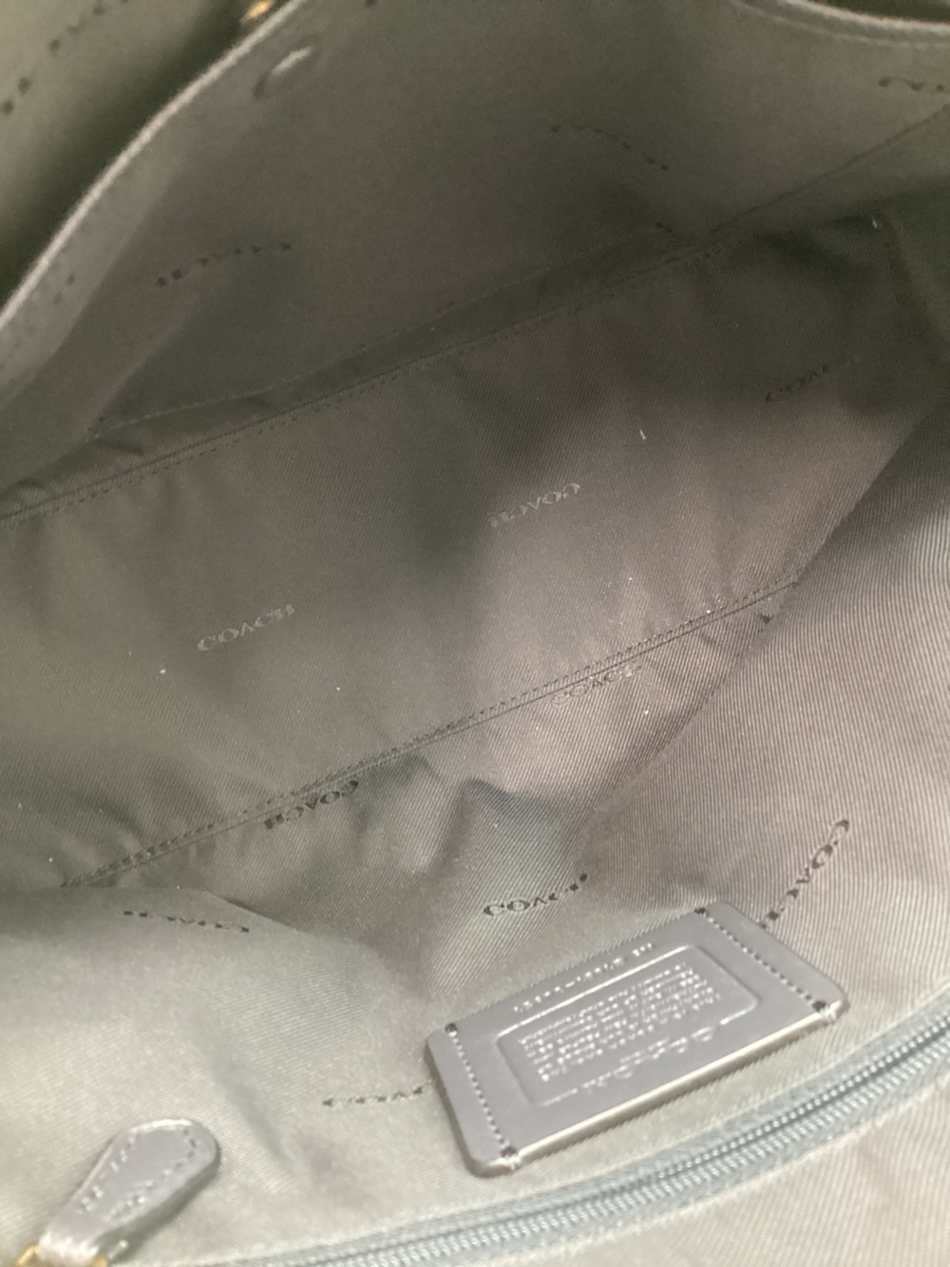 中古・古着通販】COACH (コーチ) ハンドバッグ ネイビー｜ブランド