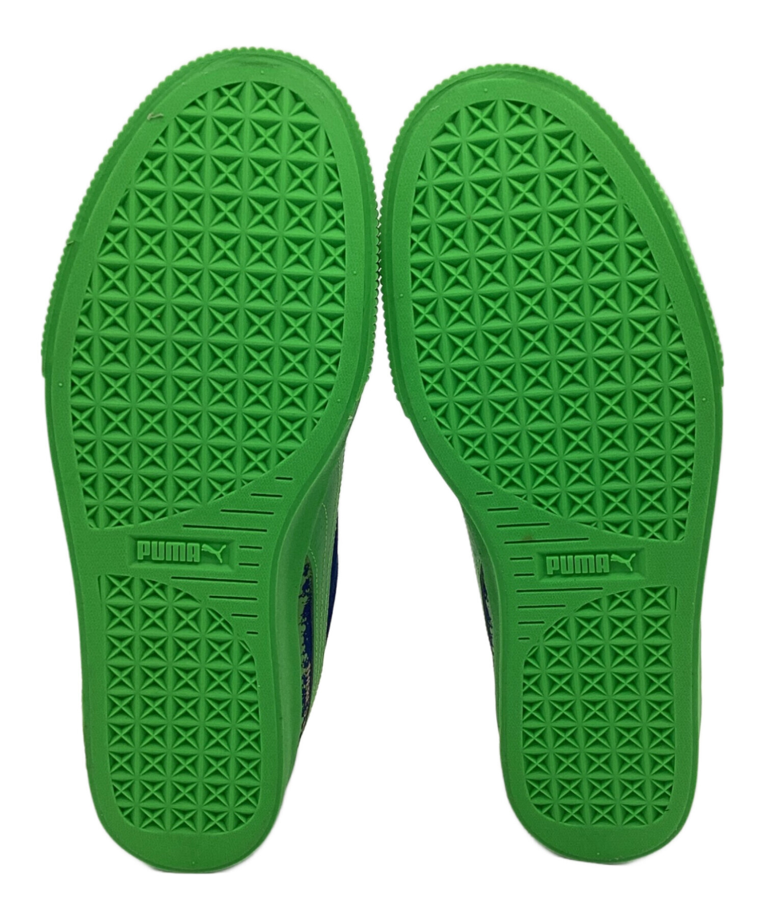 中古・古着通販】PUMA (プーマ) スニーカー ブルー×グリーン サイズ:30