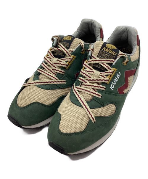 1301　新品未使用KARHU緑スニーカー　サイズ6 中古・古着通販】KARHU (カルフ) スニーカー グリーン×ベージュ