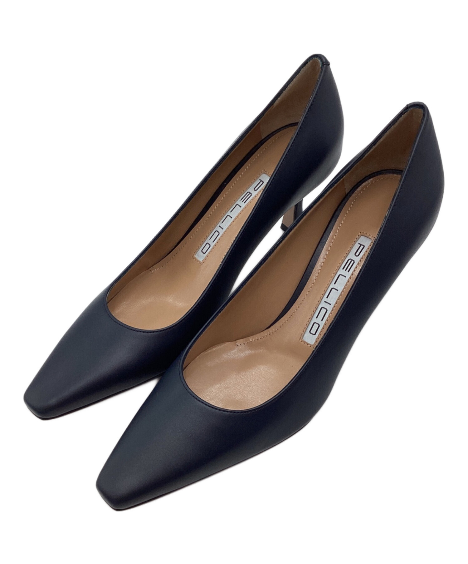 中古・古着通販】PELLICO (ペリーコ) ヒールパンプス ネイビー サイズ 
