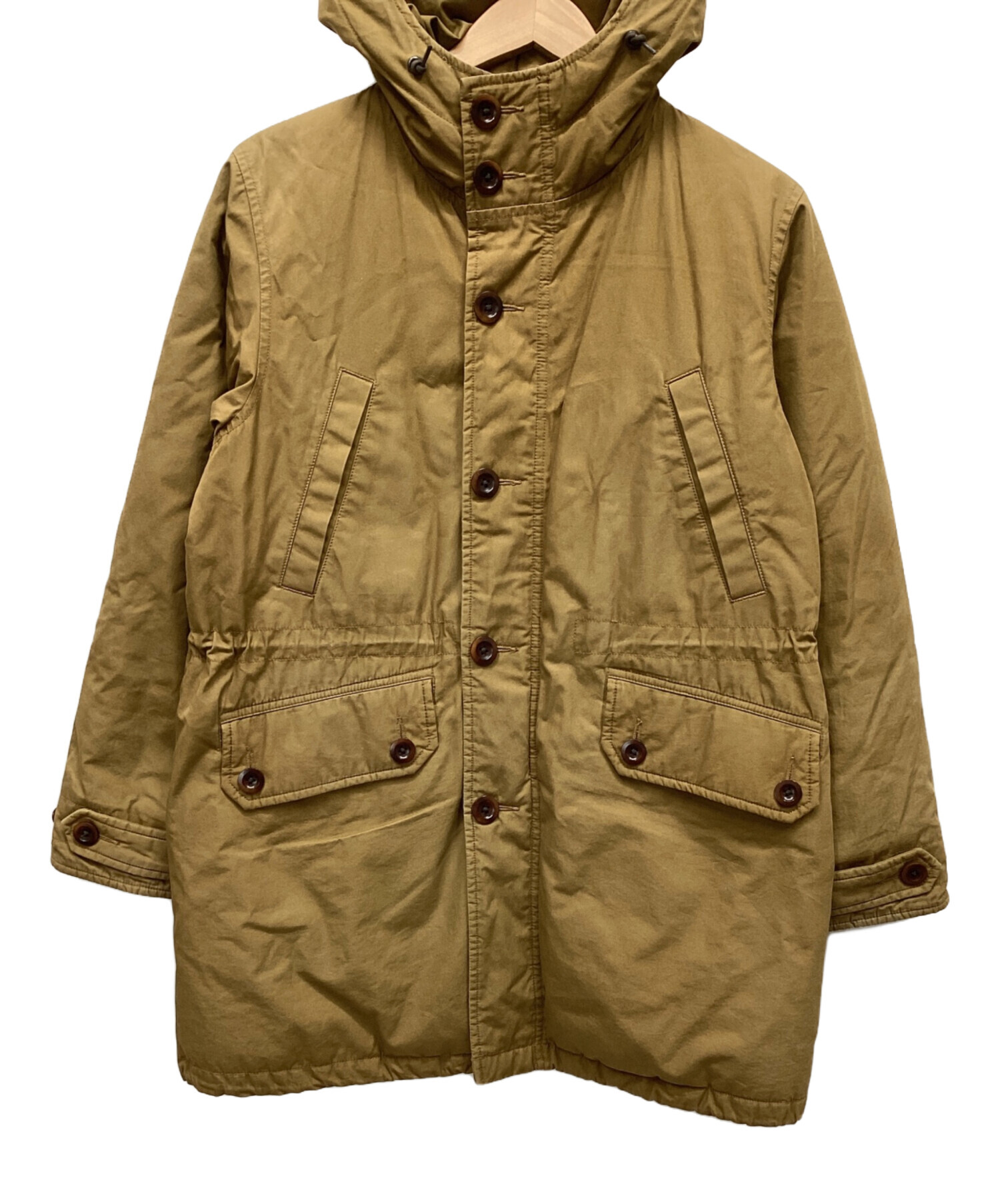 MHL. エムエイチエル フーデッド ダウンコート キャメル MHL. エムエイチエル フーデッド ダウンコート キャメル Mサイズ