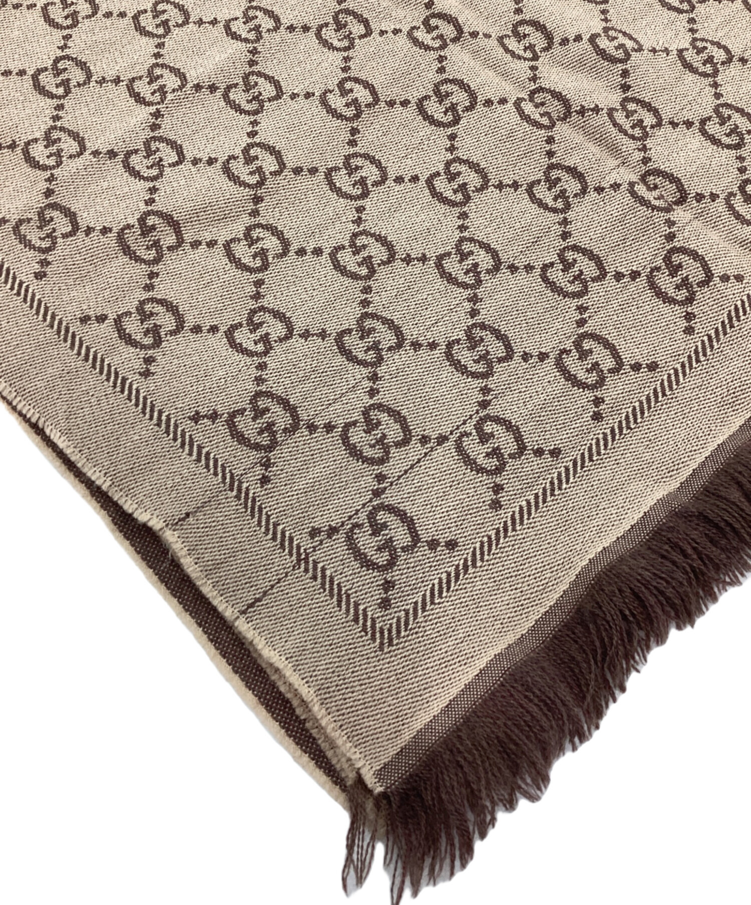 中古・古着通販】GUCCI (グッチ) ストール ブラウン｜ブランド・古着