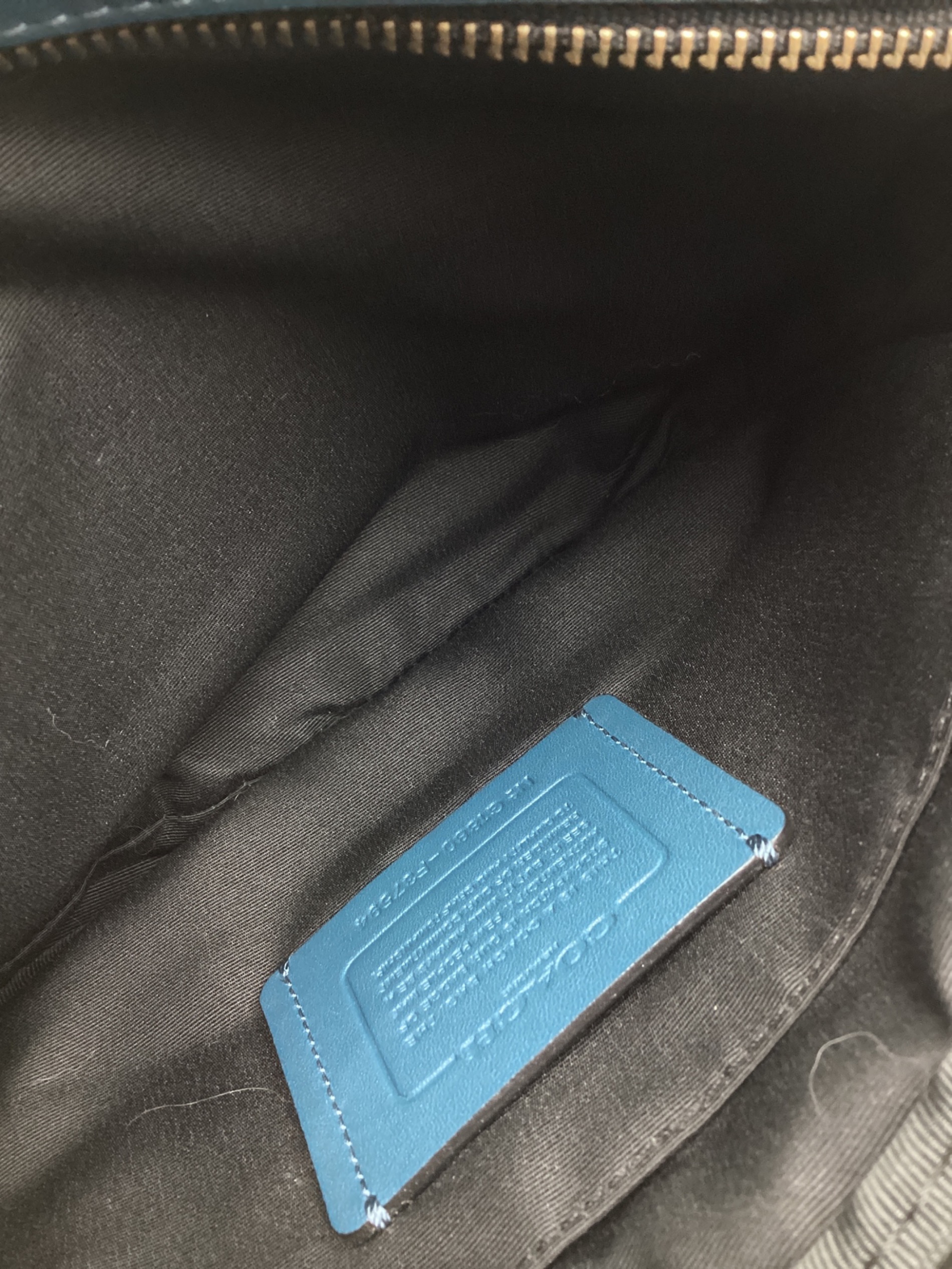 中古・古着通販】COACH (コーチ) ボディーバッグ ブルー×ブラック