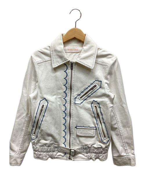 中古・古着通販】SEE BY CHLOE (シーバイクロエ) ジャケット ホワイト