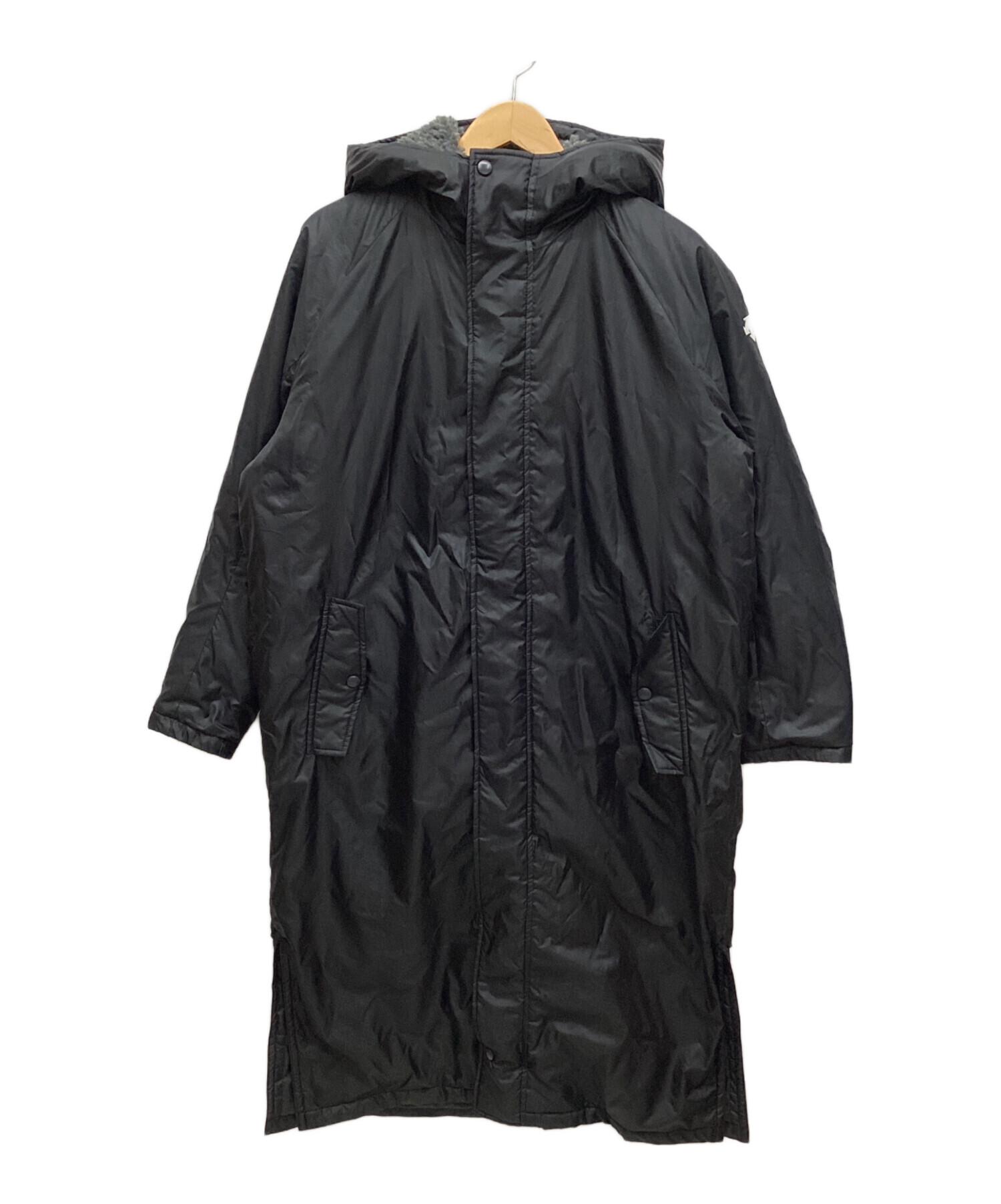 DESCENTEベンチコートSサイズ未使用 中古・古着通販】DESCENTE (デサント) ベンチコート ブラック サイズ:S