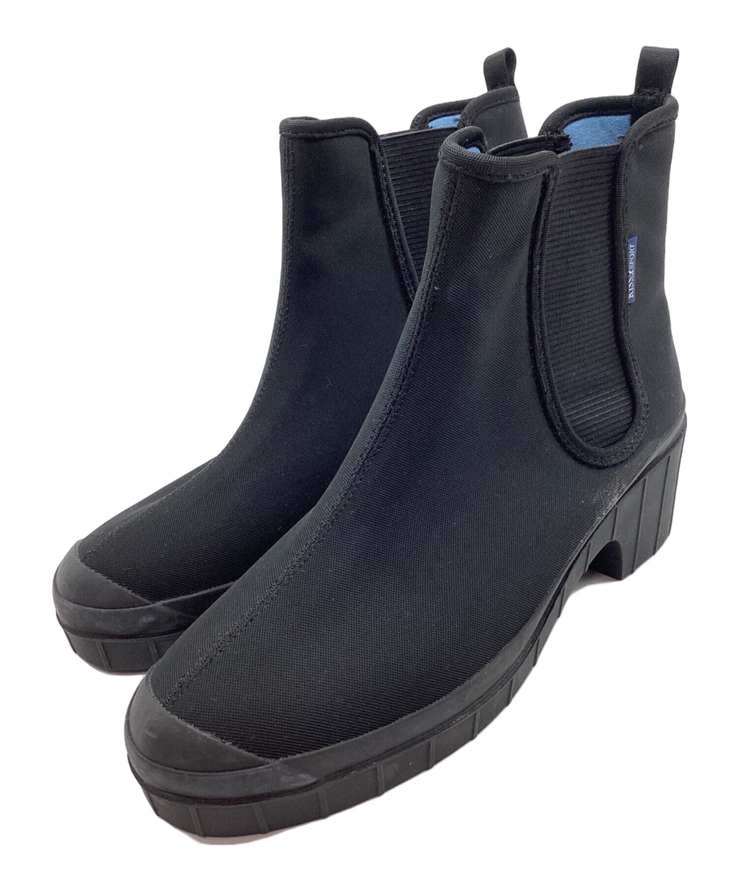 KISS sport ブラック サイドゴアブーツ 中古・古着通販】KISS SPORT (キススポート) サイドゴア 撥水ブーツ