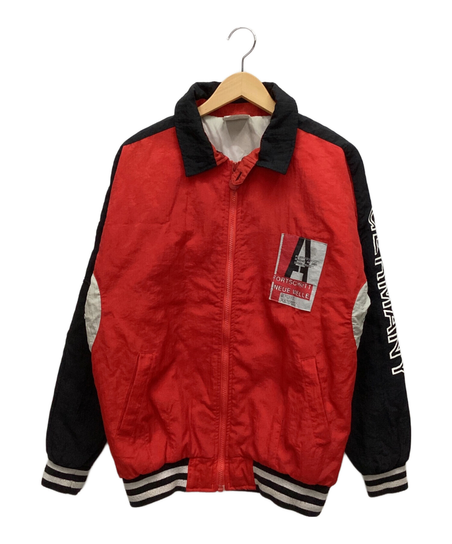 中古・古着通販】adidas (アディダス) レトロジャケット レッド サイズ 