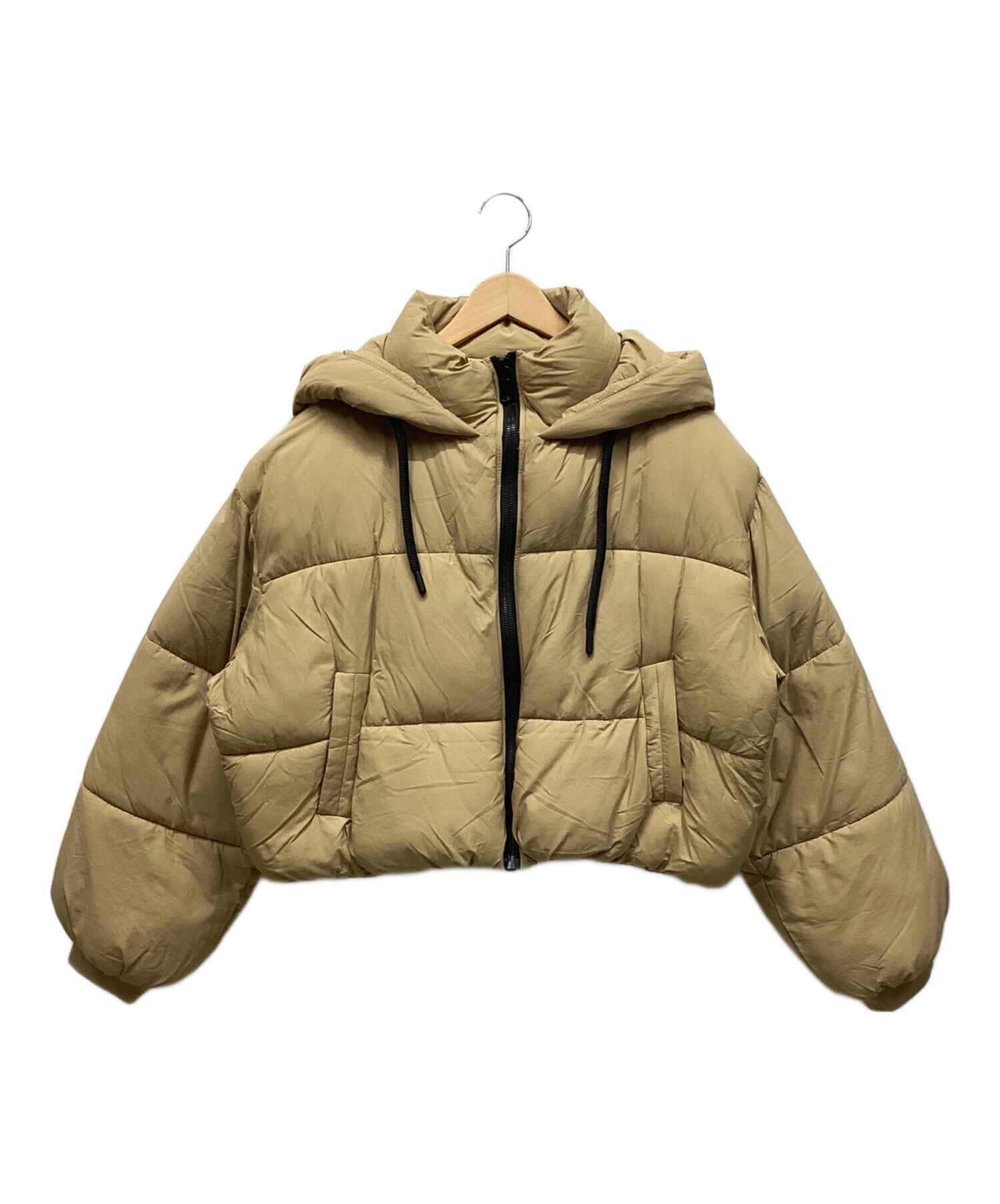 中古・古着通販】ZARA (ザラ) パデッドショートジャケット ブラウン