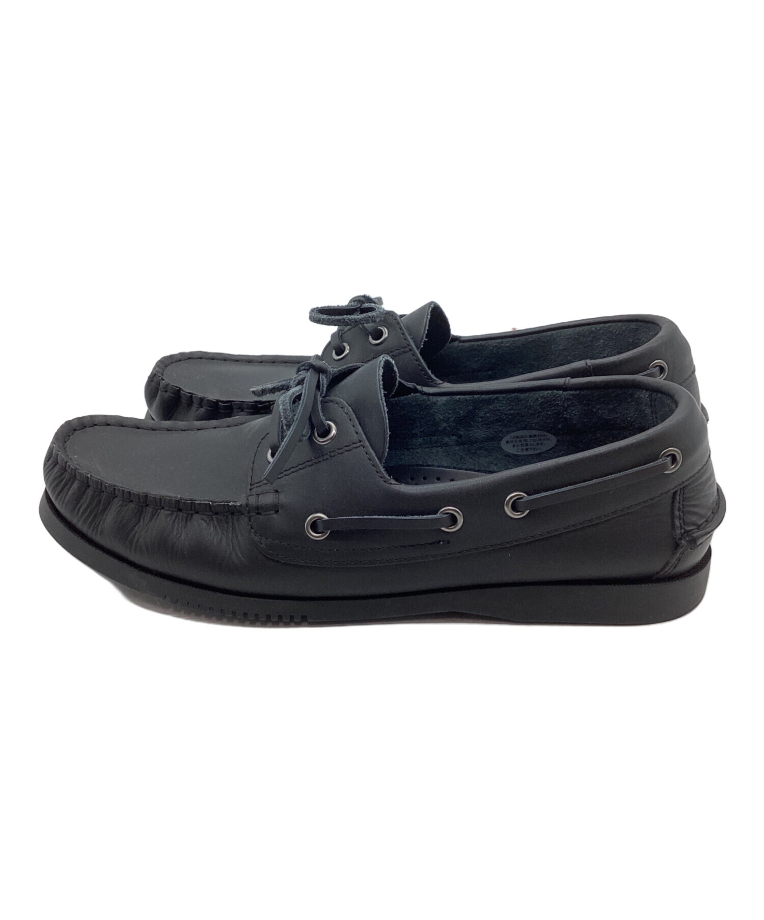 中古・古着通販】SHIPS (シップス) オイルレザーデッキシューズ