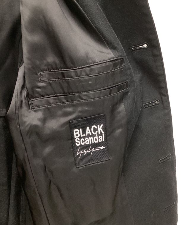 未使用 ブラック テーラードジャケット Ellno Loset（エルノロゼット） ジャケット テーラードジャケット ZIP