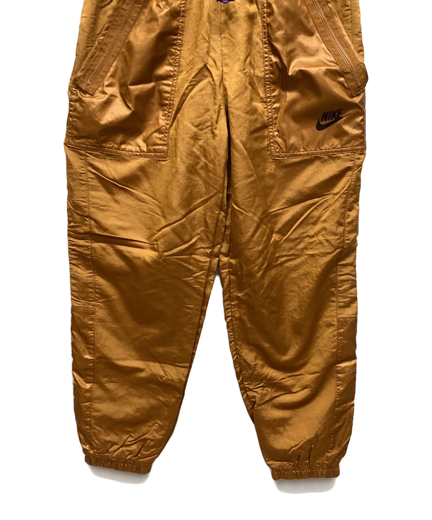 00s NIKE ナイキ　ナイロンパンツ　ブラウン　茶　刺繍 中古・古着通販】NIKE (ナイキ) ナイロンパンツ ブラウン サイズ