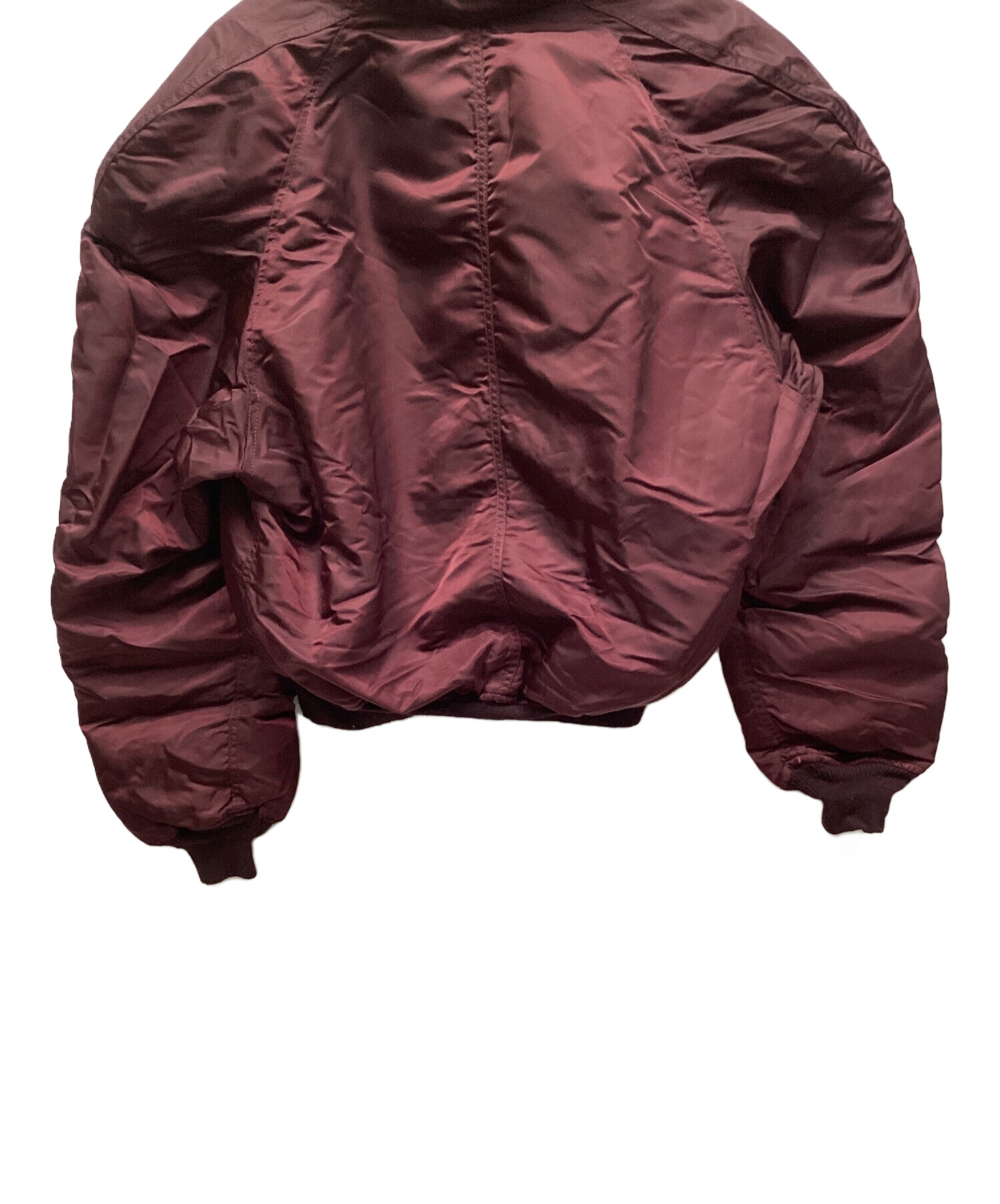 中古・古着通販】ALPHA (アルファ) N-2Bジャケット ボルドー サイズ:XL