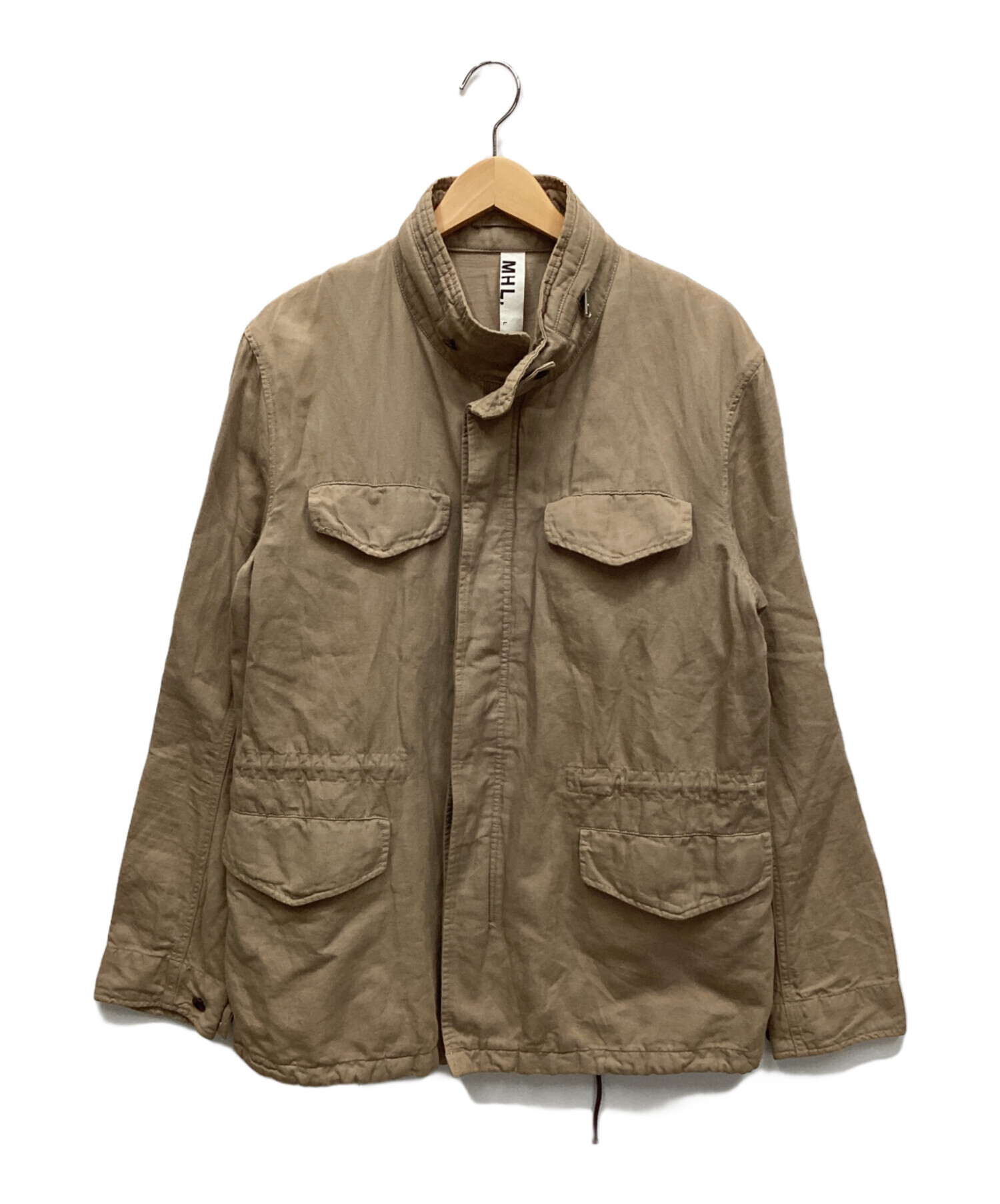 MHL. フード付きベージュジャケット MHL. ベージュジャケット Mサイズ