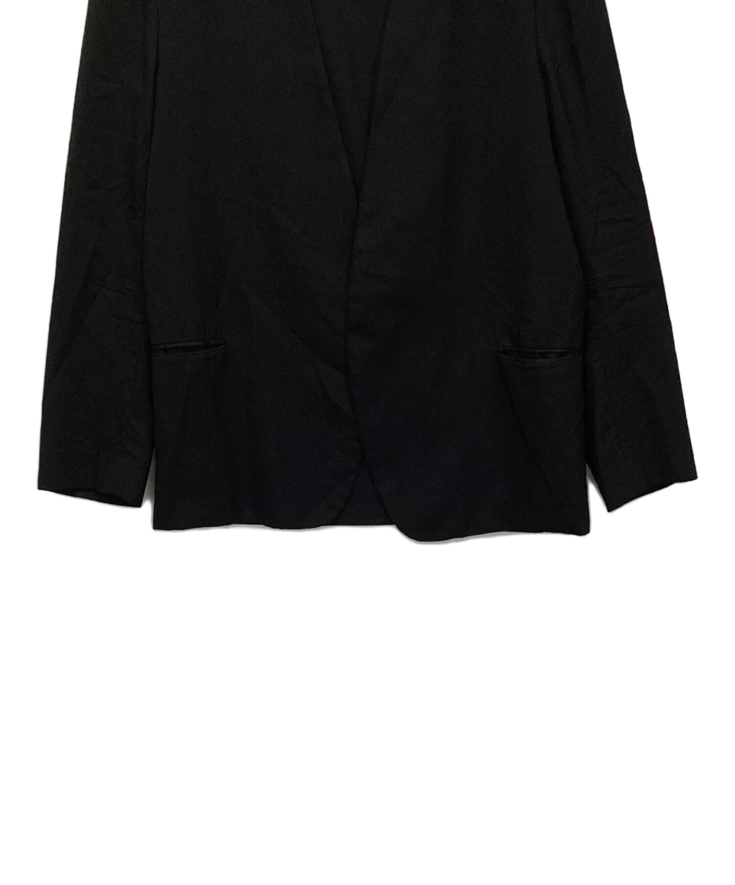 中古・古着通販】ATON (エイトン) ノーカラージャケット