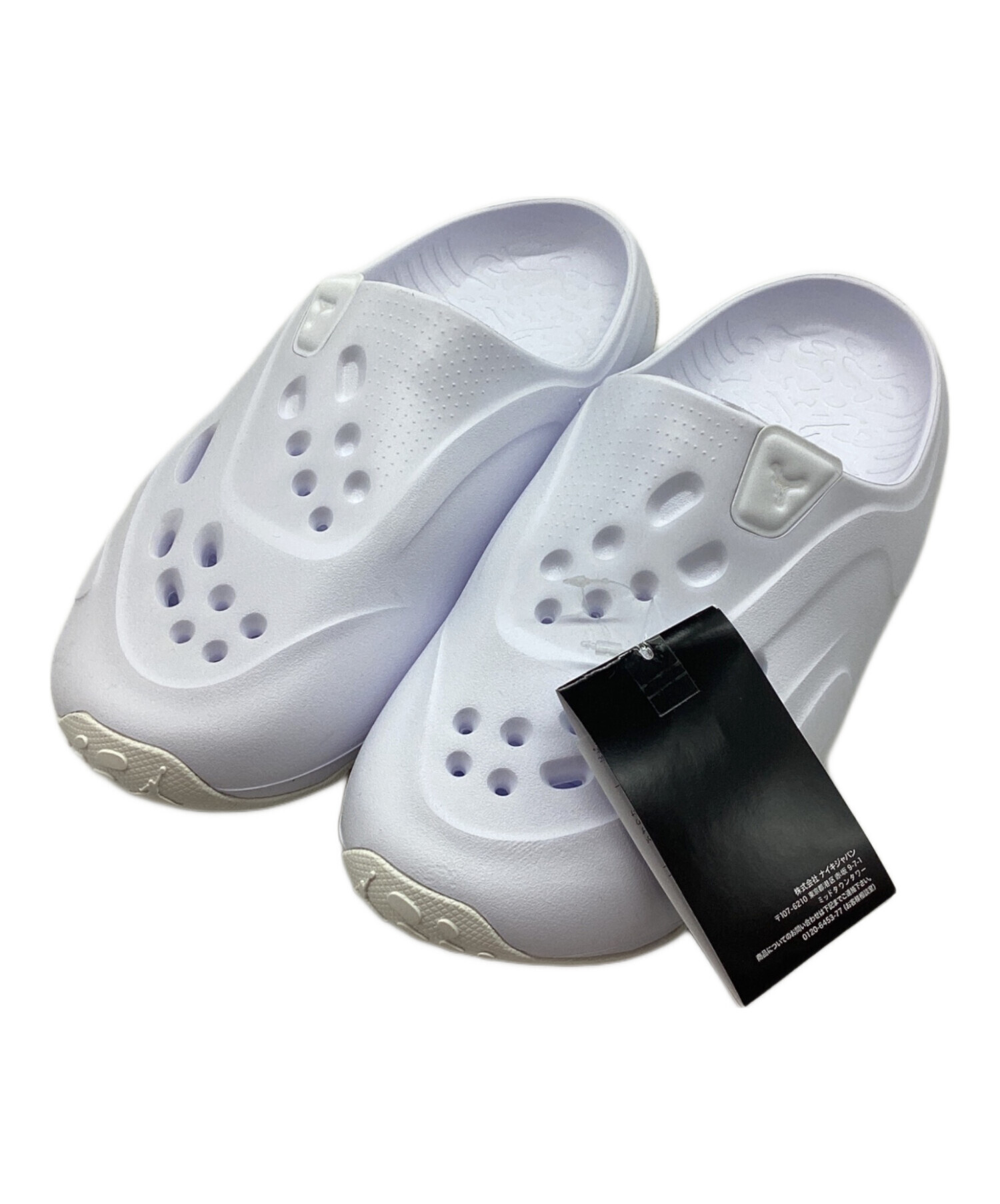 中古・古着通販】NIKE (ナイキ) サンダル ホワイト サイズ:表記なし 未 