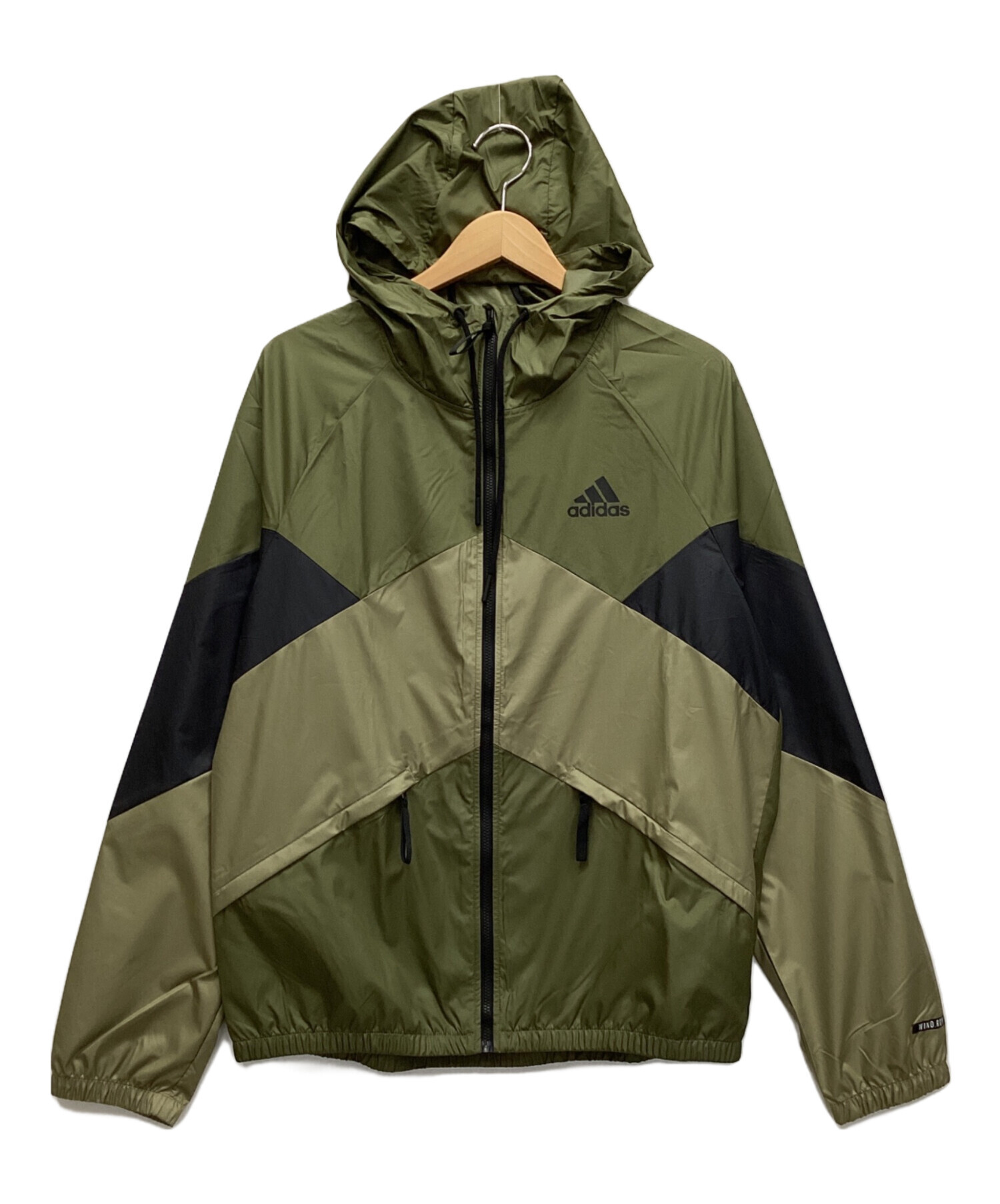 中古・古着通販】adidas (アディダス) マウンテンパーカー グリーン