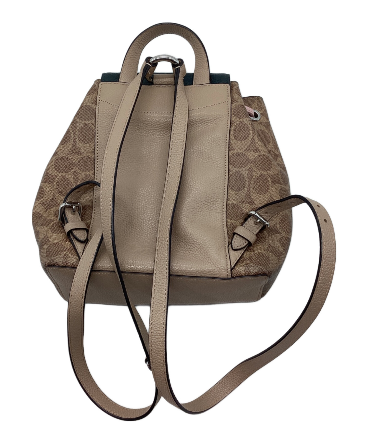 中古・古着通販】COACH (コーチ) リュック ベージュ×ピンク｜ブランド 