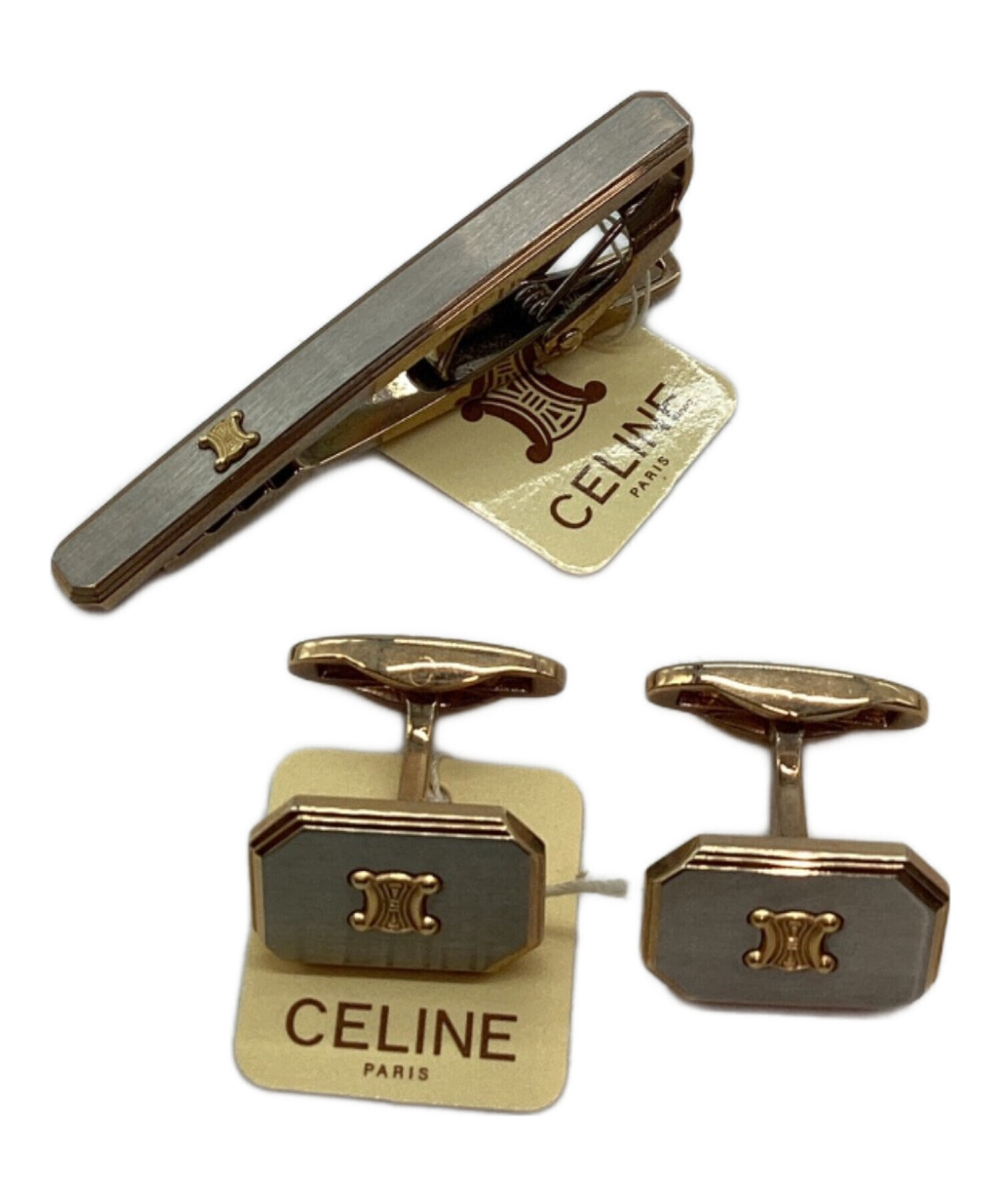 中古・古着通販】CELINE (セリーヌ) カフス・タイピンセット サイズ