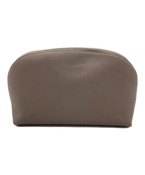 BONAVENTURA ボナベンチュラ　ポーチ　　エトゥープ　グレージュ 中古・古着通販】bonaventura (ボナベンチュラ) コスメポーチ