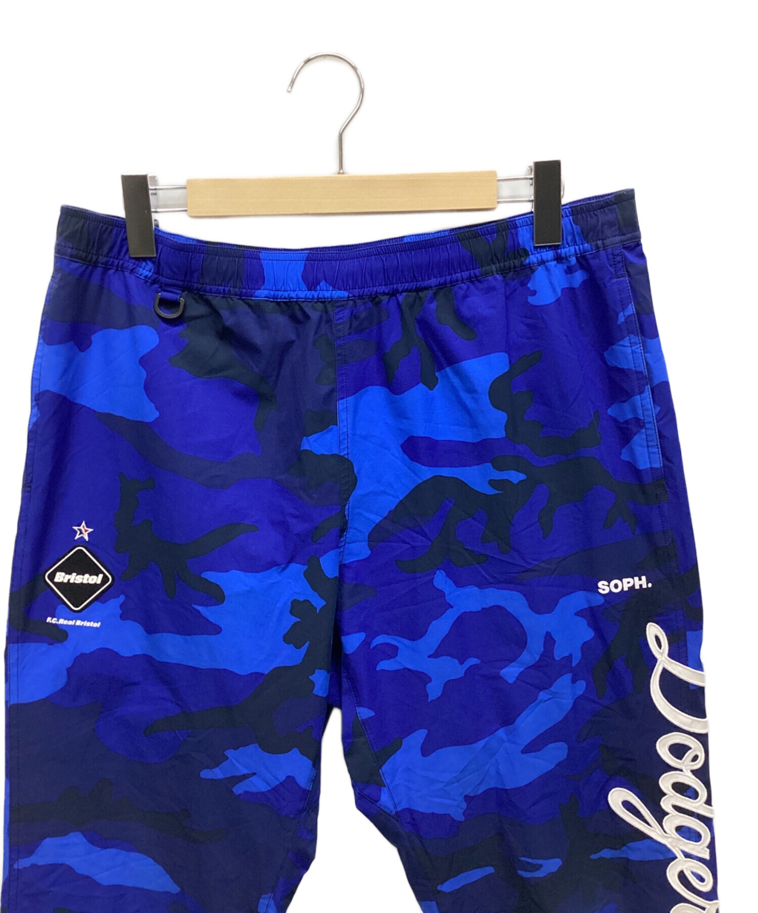 Bristol トラックパンツ ネイビー 中古・古着通販】Bristol (ブリストル) トラックパンツ ブルー サイズ