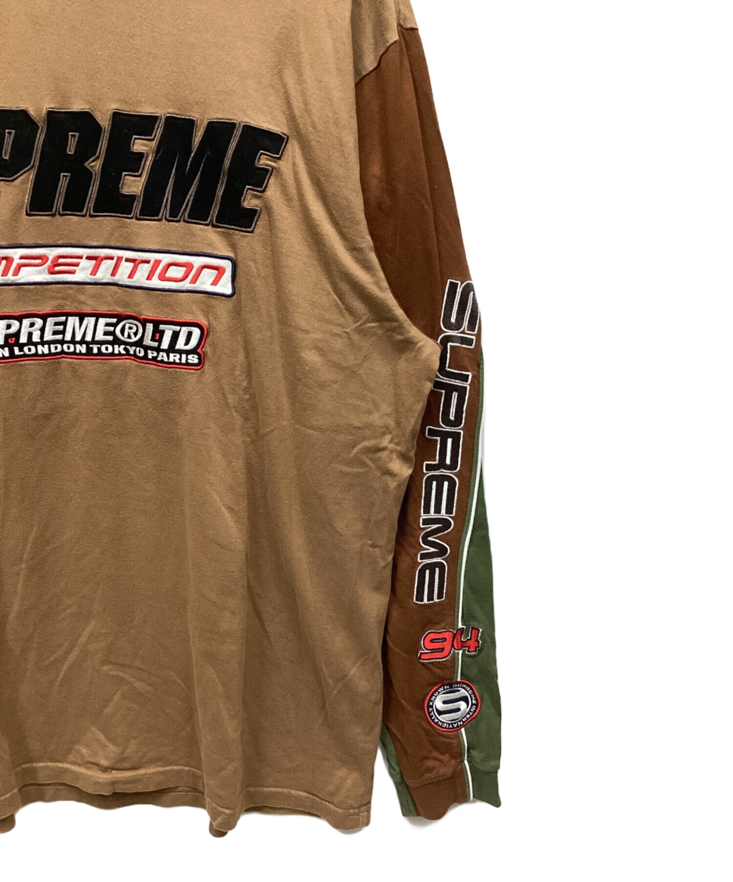 中古・古着通販】SUPREME (シュプリーム) Tシャツ ブラウン サイズ:L 